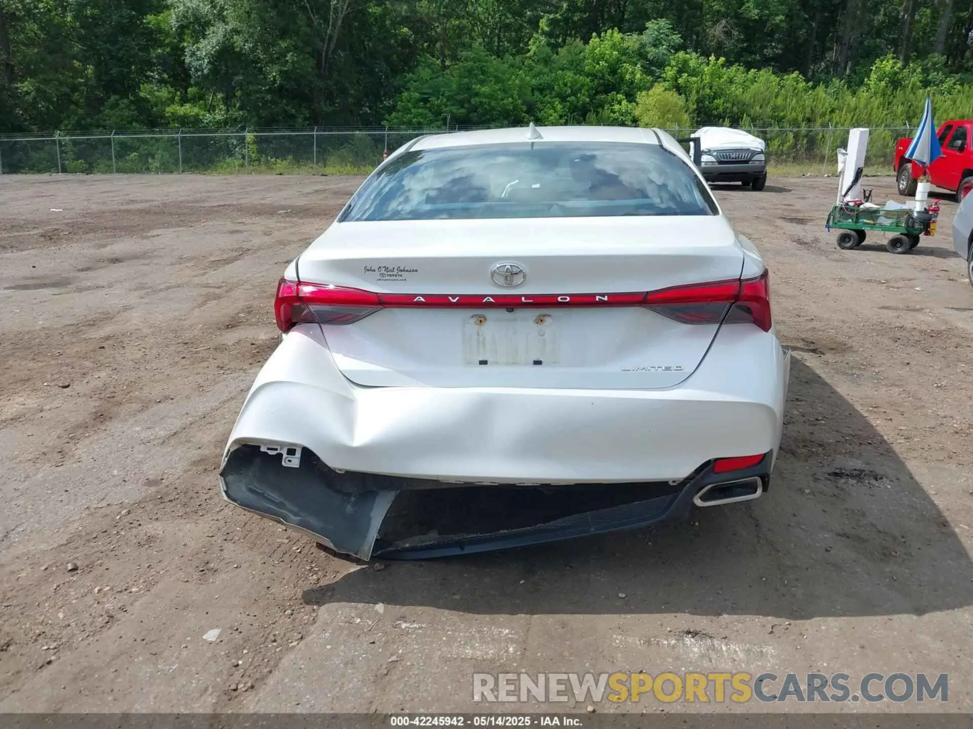 16 fotografías del automóvil dañado 4T1BZ1FBXKU012242 TOYOTA AVALON 2019
