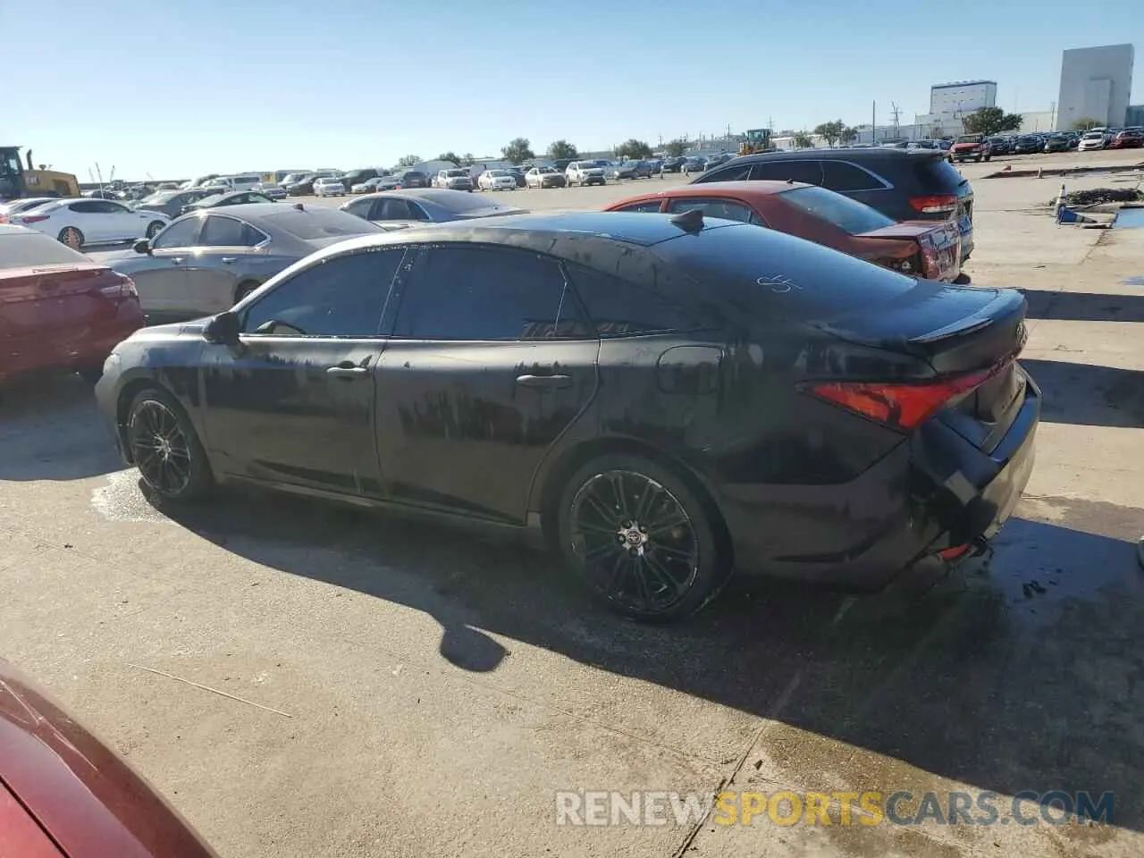 2 fotografías del automóvil dañado 4T1BZ1FBXKU015433 TOYOTA AVALON 2019
