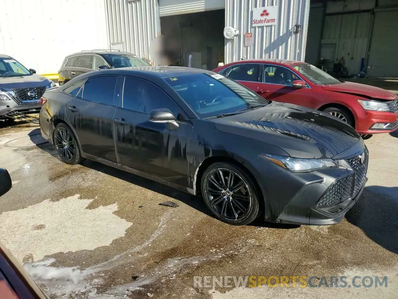 4 fotografías del automóvil dañado 4T1BZ1FBXKU015433 TOYOTA AVALON 2019