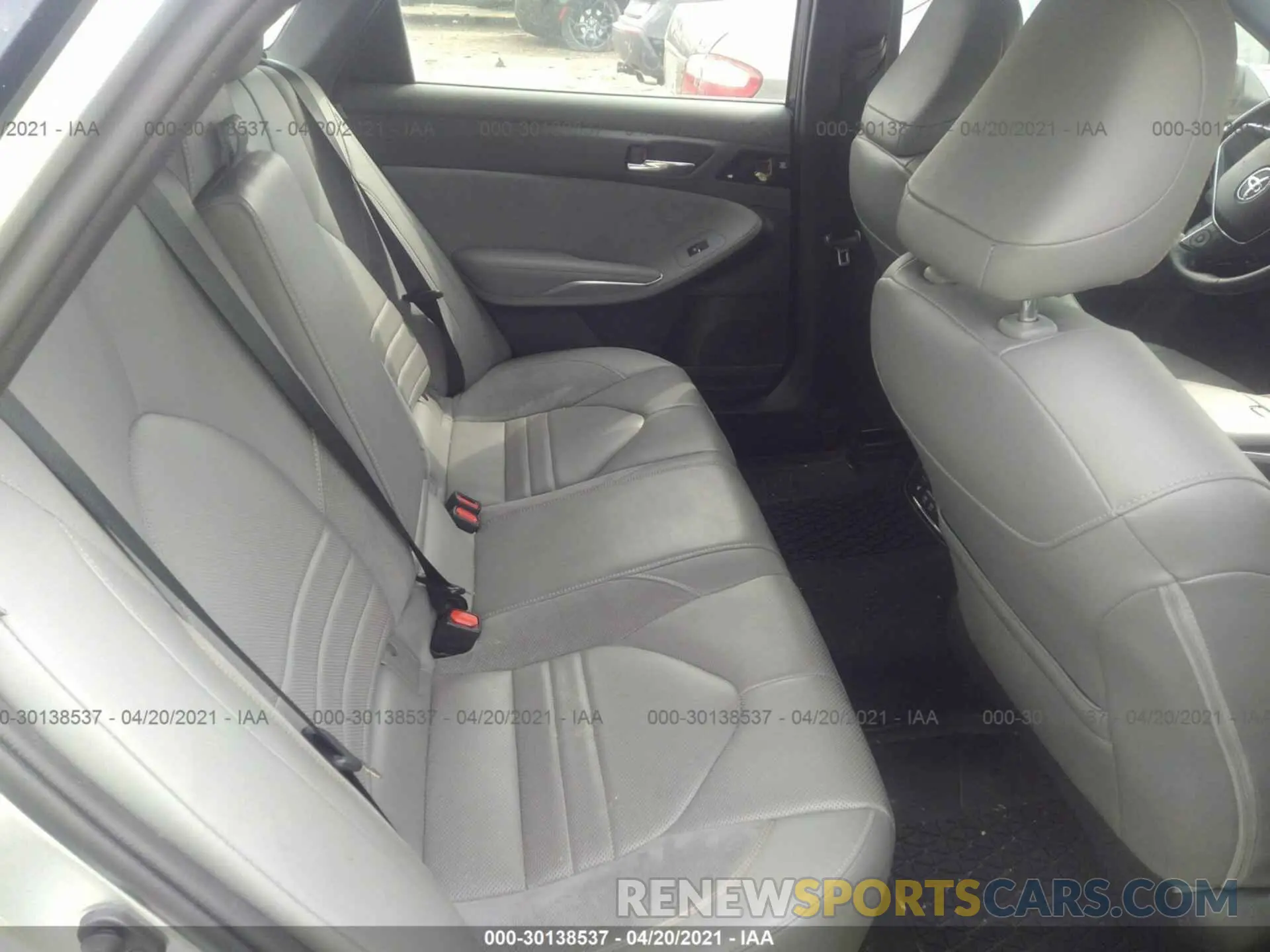 8 fotografías del automóvil dañado 4T1BZ1FBXKU017439 TOYOTA AVALON 2019