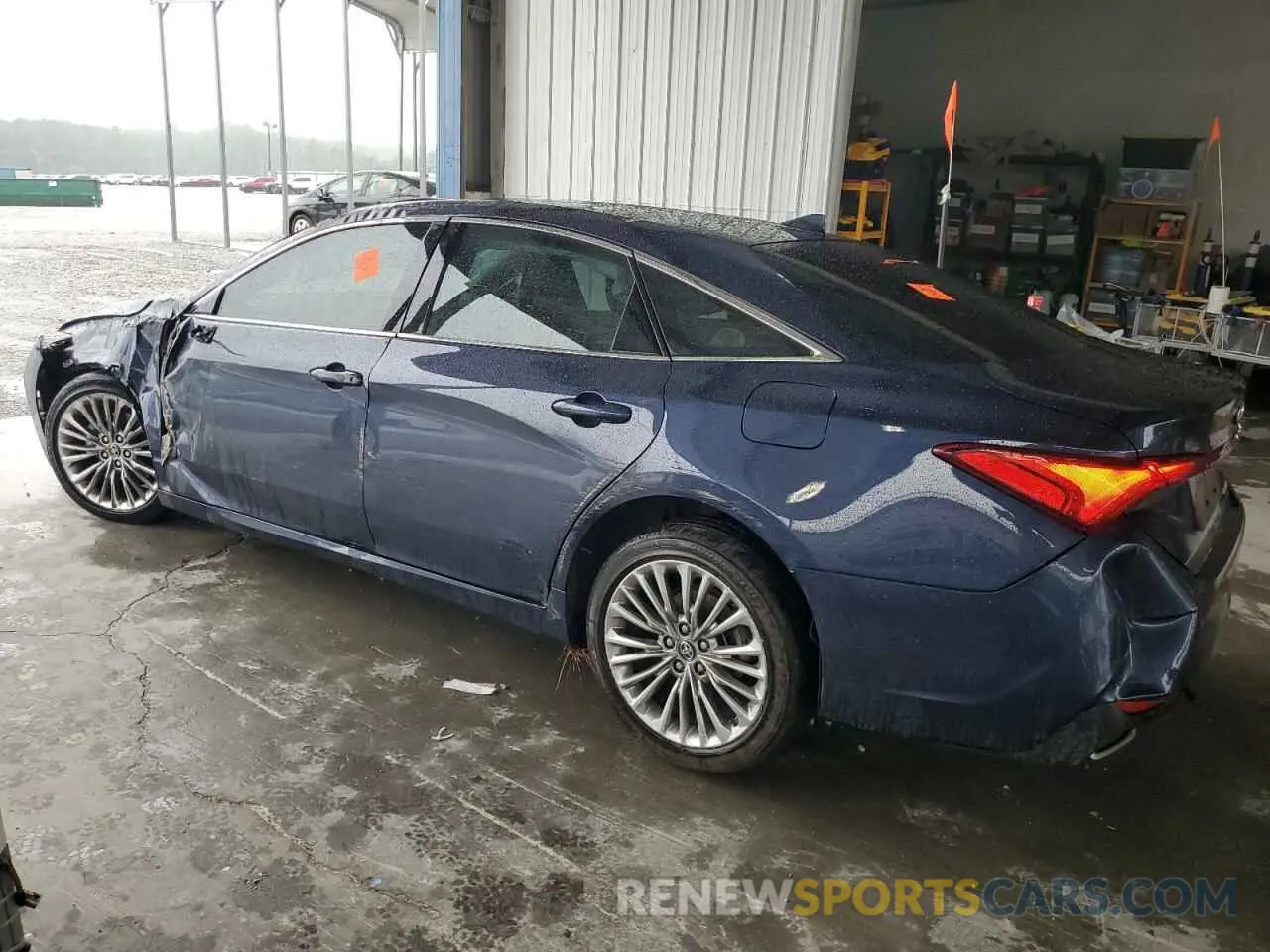 2 fotografías del automóvil dañado 4T1BZ1FBXKU024052 TOYOTA AVALON 2019