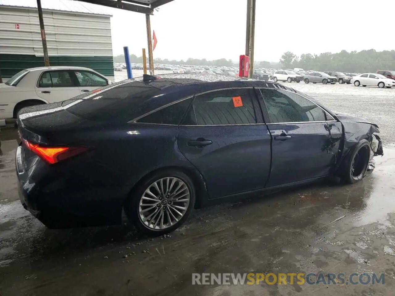 3 fotografías del automóvil dañado 4T1BZ1FBXKU024052 TOYOTA AVALON 2019