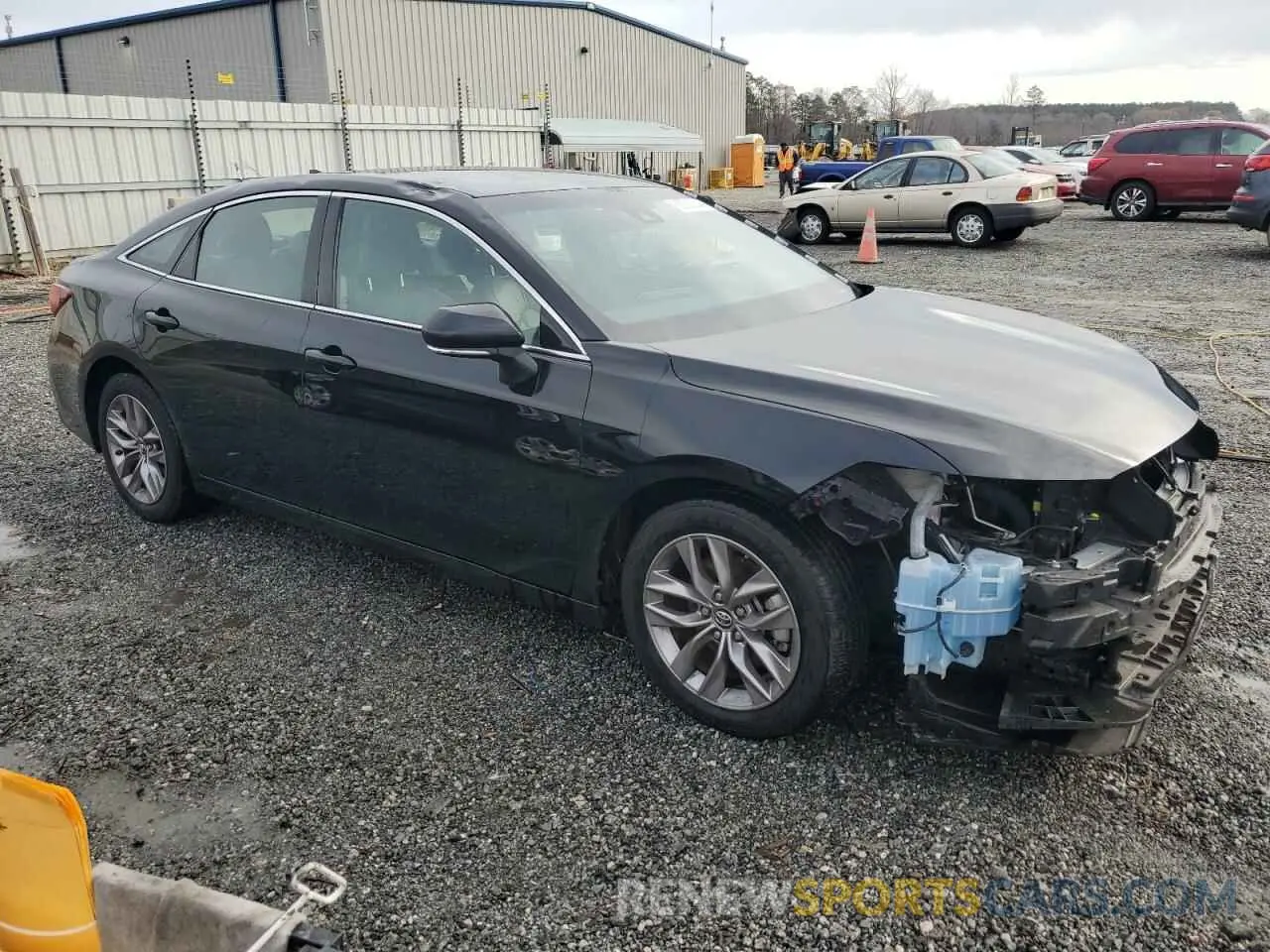4 fotografías del automóvil dañado 4T1BZ1FBXKU029848 TOYOTA AVALON 2019