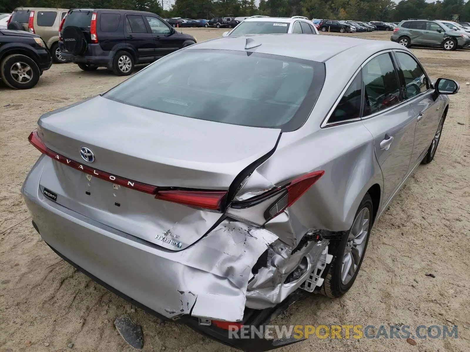 4 fotografías del automóvil dañado 4T1A21FB3LU011984 TOYOTA AVALON 2020