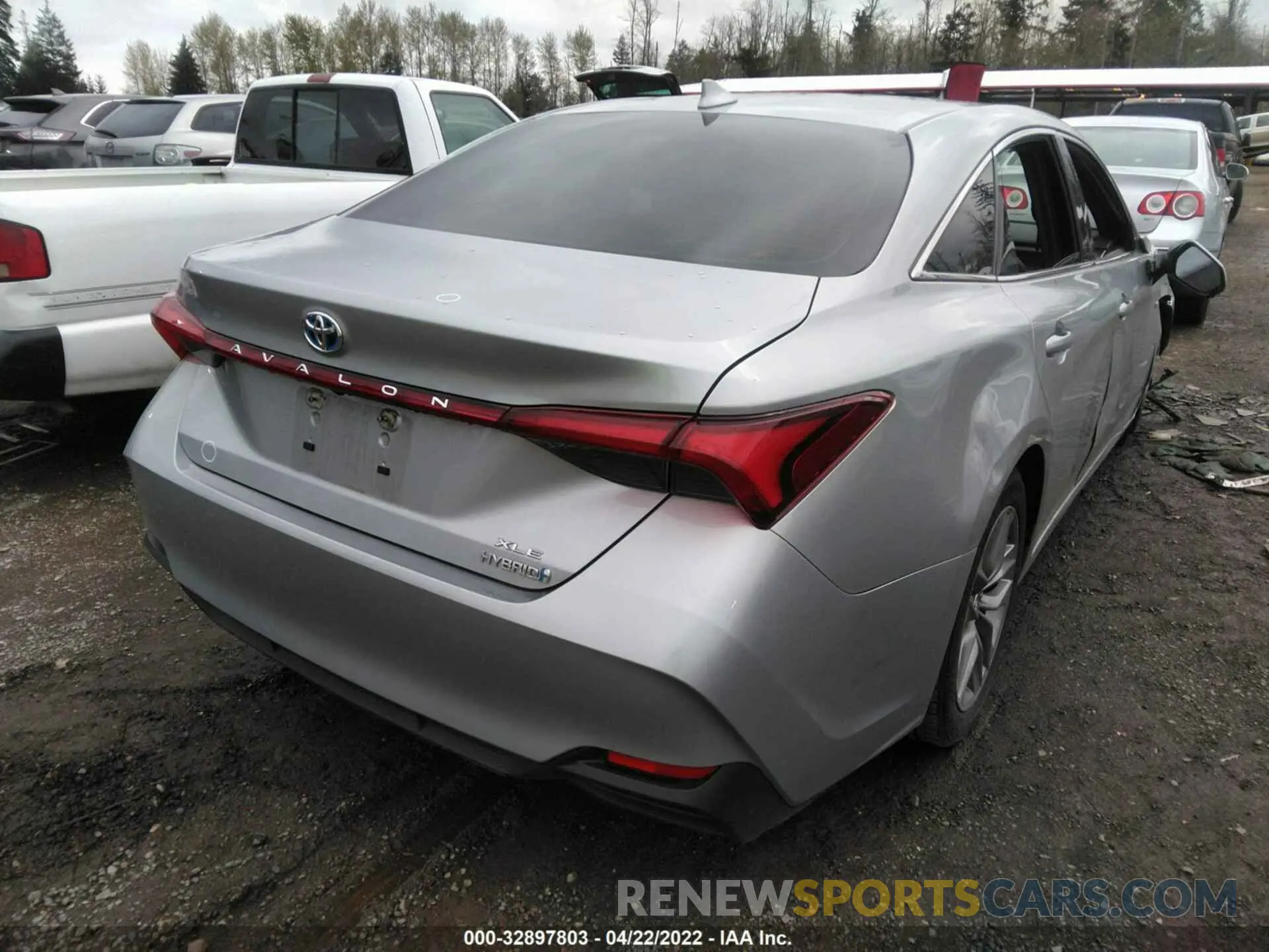 4 fotografías del automóvil dañado 4T1A21FB3LU015467 TOYOTA AVALON 2020