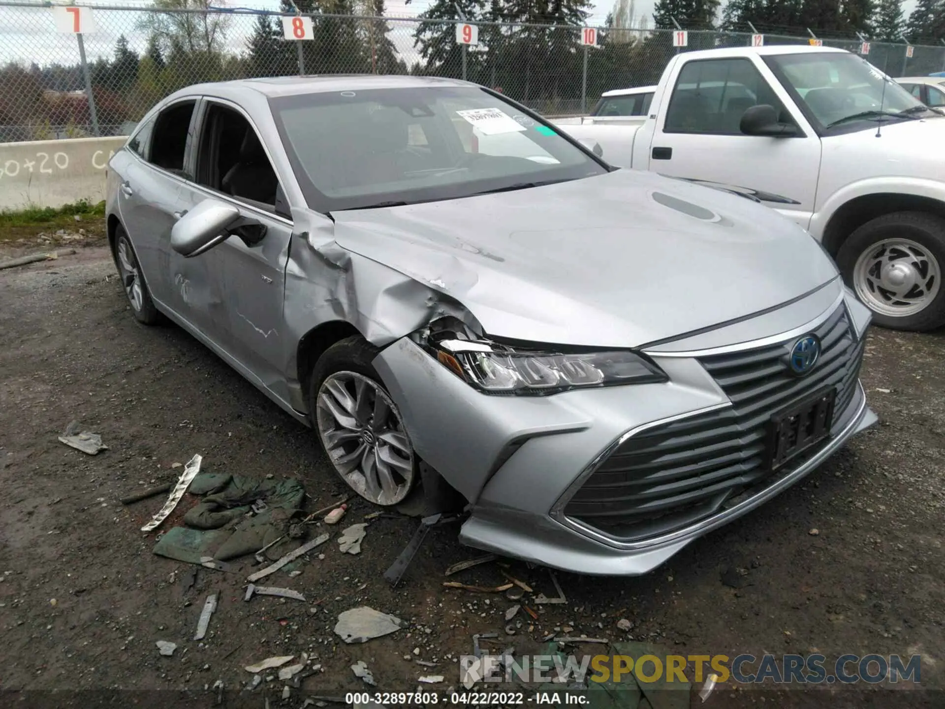 6 fotografías del automóvil dañado 4T1A21FB3LU015467 TOYOTA AVALON 2020