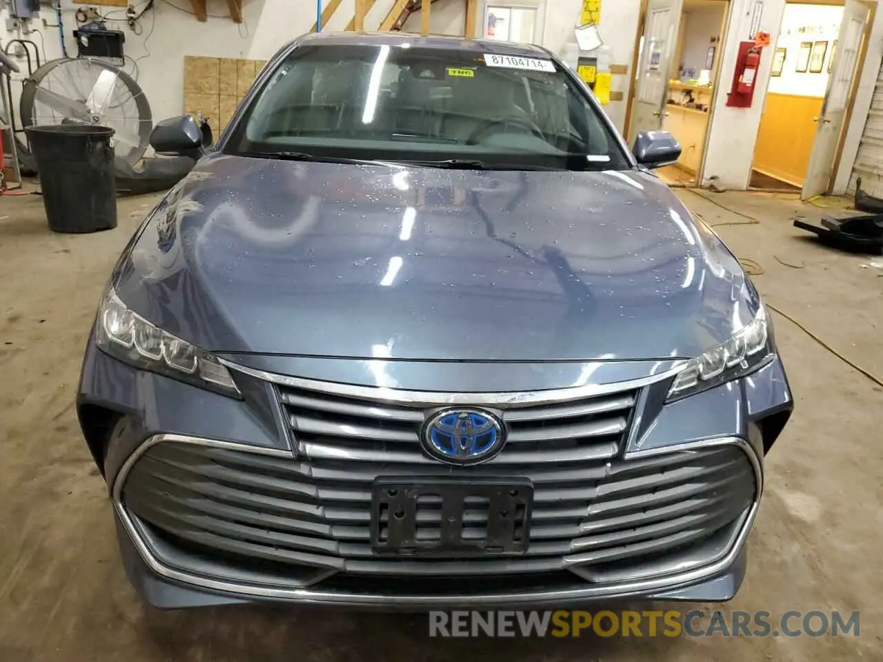 5 fotografías del automóvil dañado 4T1A21FBXLU013795 TOYOTA AVALON 2020