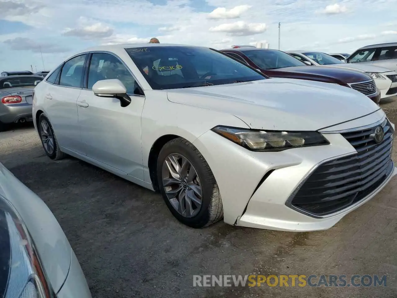 4 fotografías del automóvil dañado 4T1AZ1FB4LU049610 TOYOTA AVALON 2020