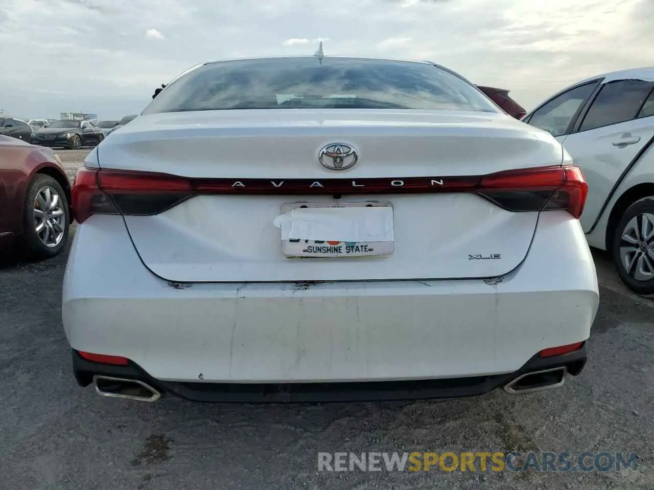 6 fotografías del automóvil dañado 4T1AZ1FB4LU049610 TOYOTA AVALON 2020