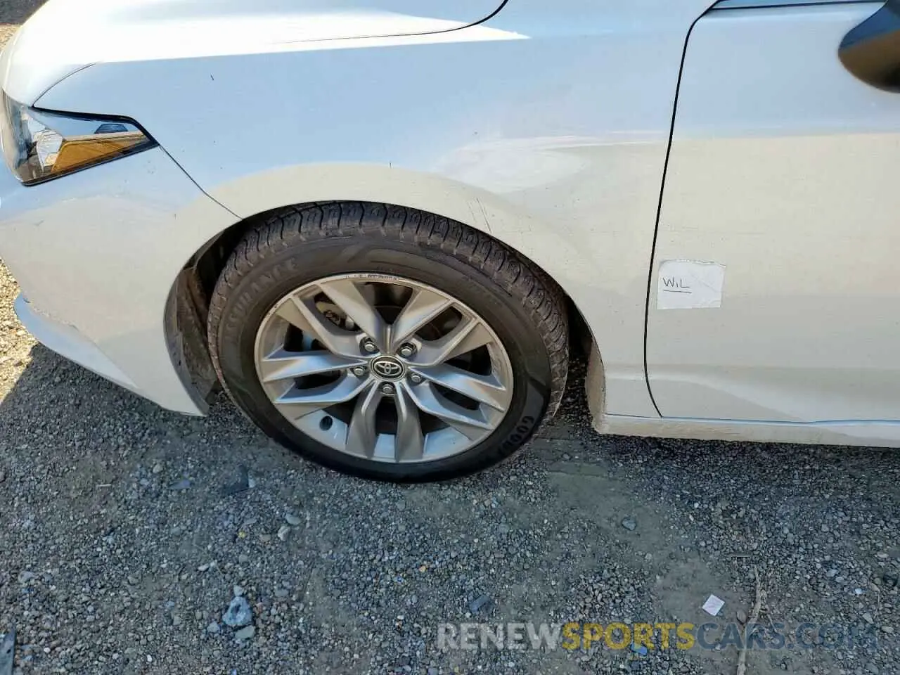 12 fotografías del automóvil dañado 4T1AZ1FB5LU053794 TOYOTA AVALON 2020