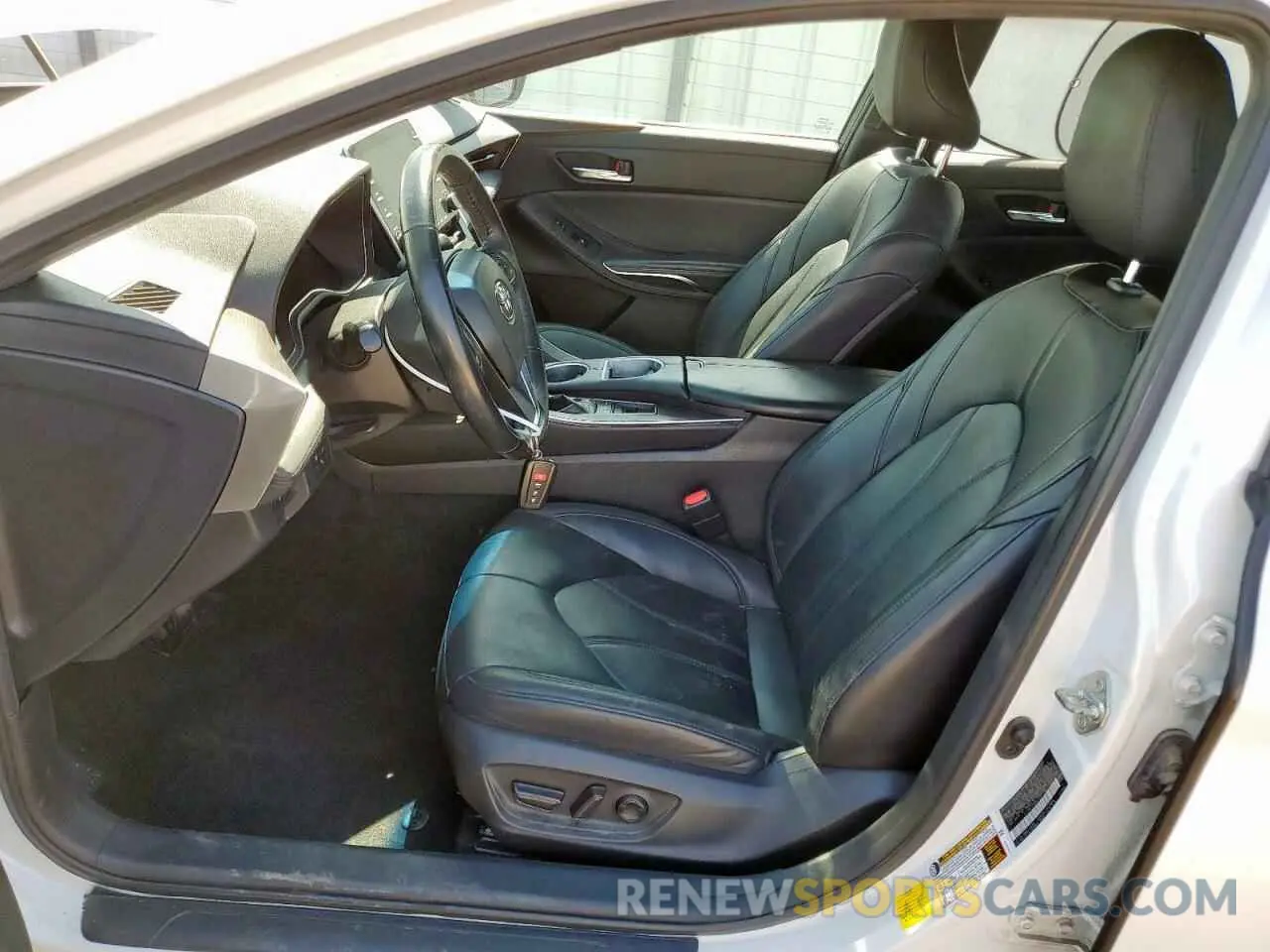 7 fotografías del automóvil dañado 4T1AZ1FB5LU053794 TOYOTA AVALON 2020