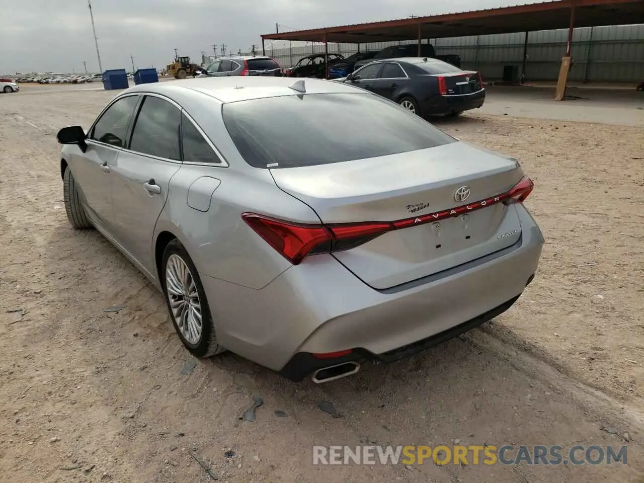 3 fotografías del automóvil dañado 4T1CZ1FB3LU053818 TOYOTA AVALON 2020