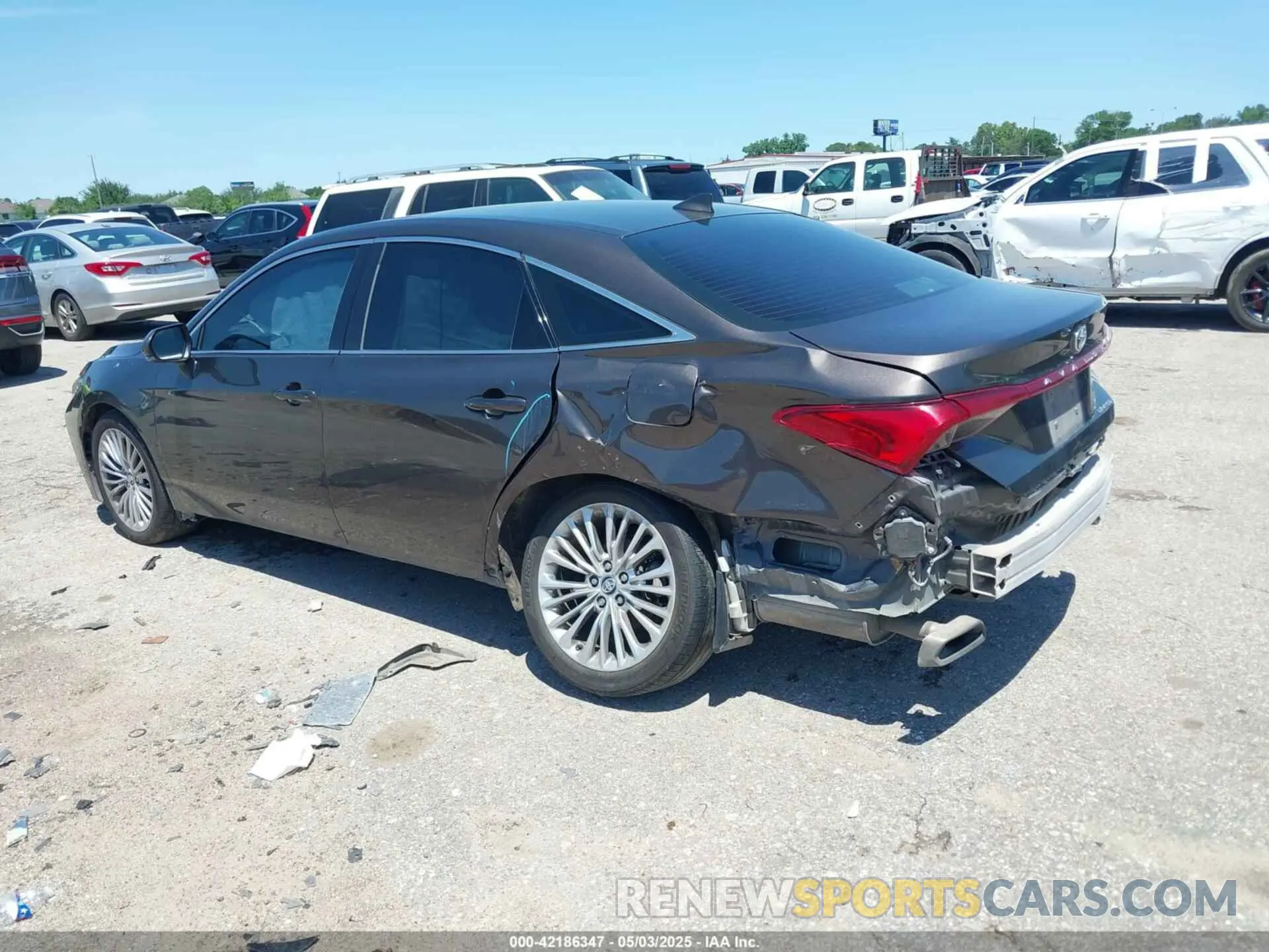 3 fotografías del automóvil dañado 4T1CZ1FB7LU042336 TOYOTA AVALON 2020