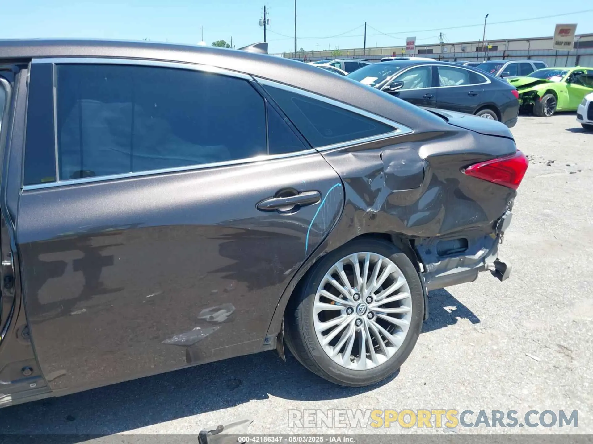 6 fotografías del automóvil dañado 4T1CZ1FB7LU042336 TOYOTA AVALON 2020