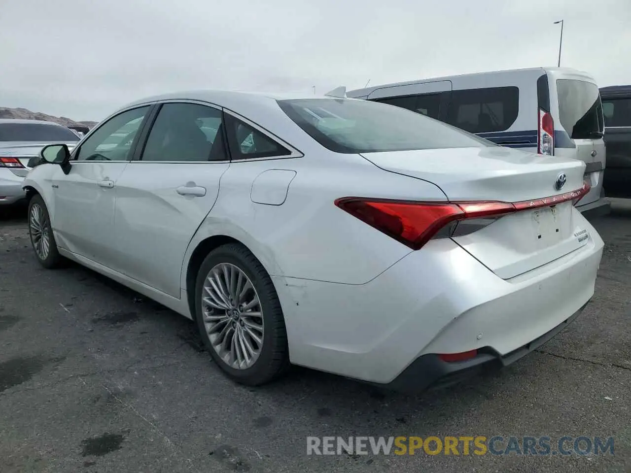 2 fotografías del automóvil dañado 4T1D21FB4LU014566 TOYOTA AVALON 2020