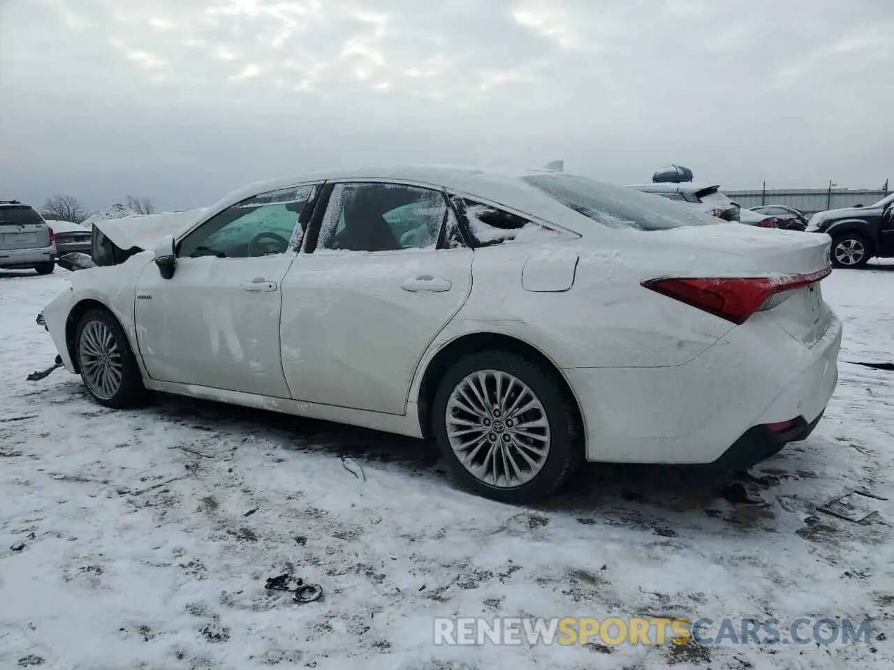 2 fotografías del automóvil dañado 4T1D21FB4LU017838 TOYOTA AVALON 2020