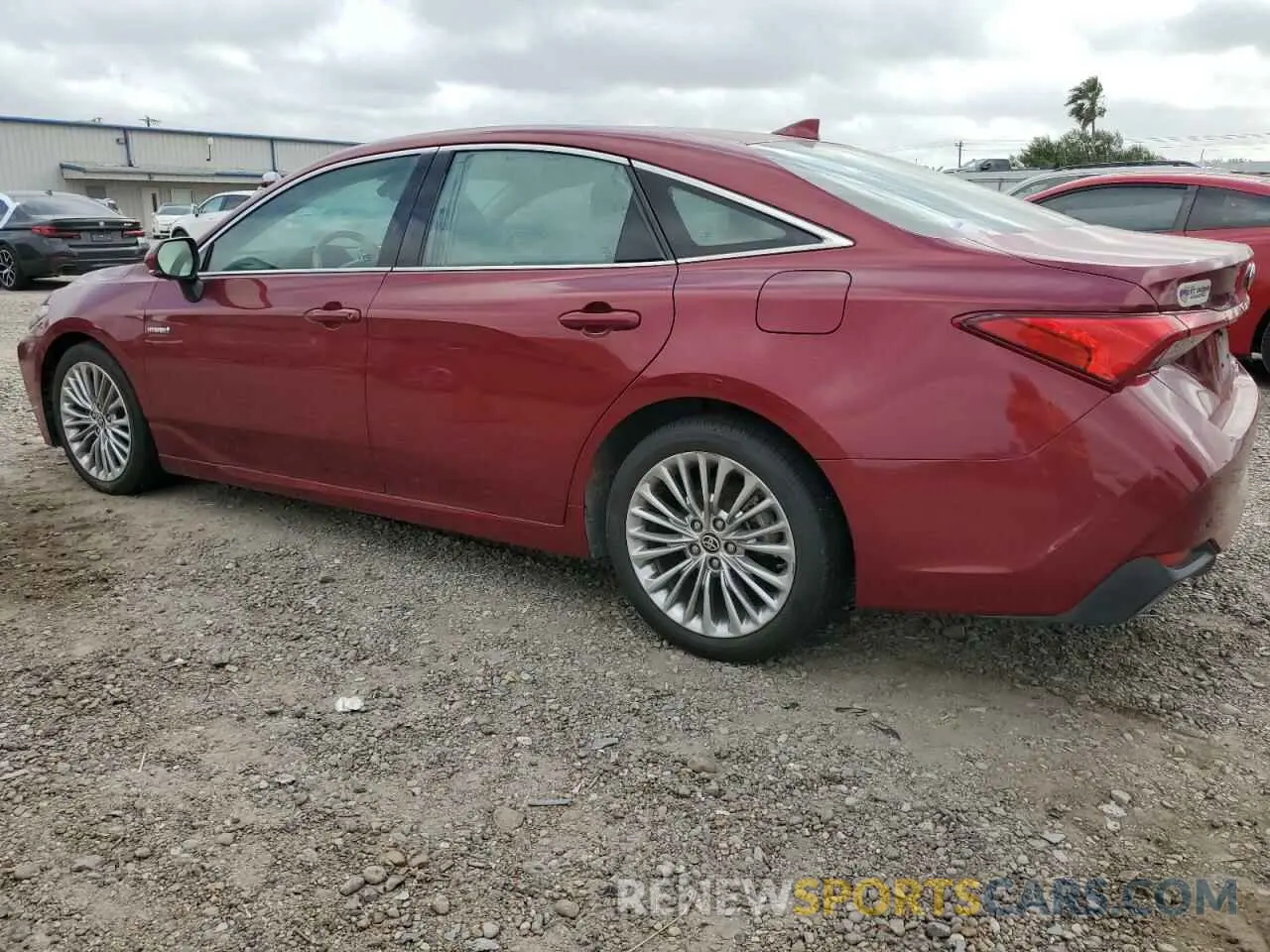 2 fotografías del automóvil dañado 4T1D21FB8LU019284 TOYOTA AVALON 2020