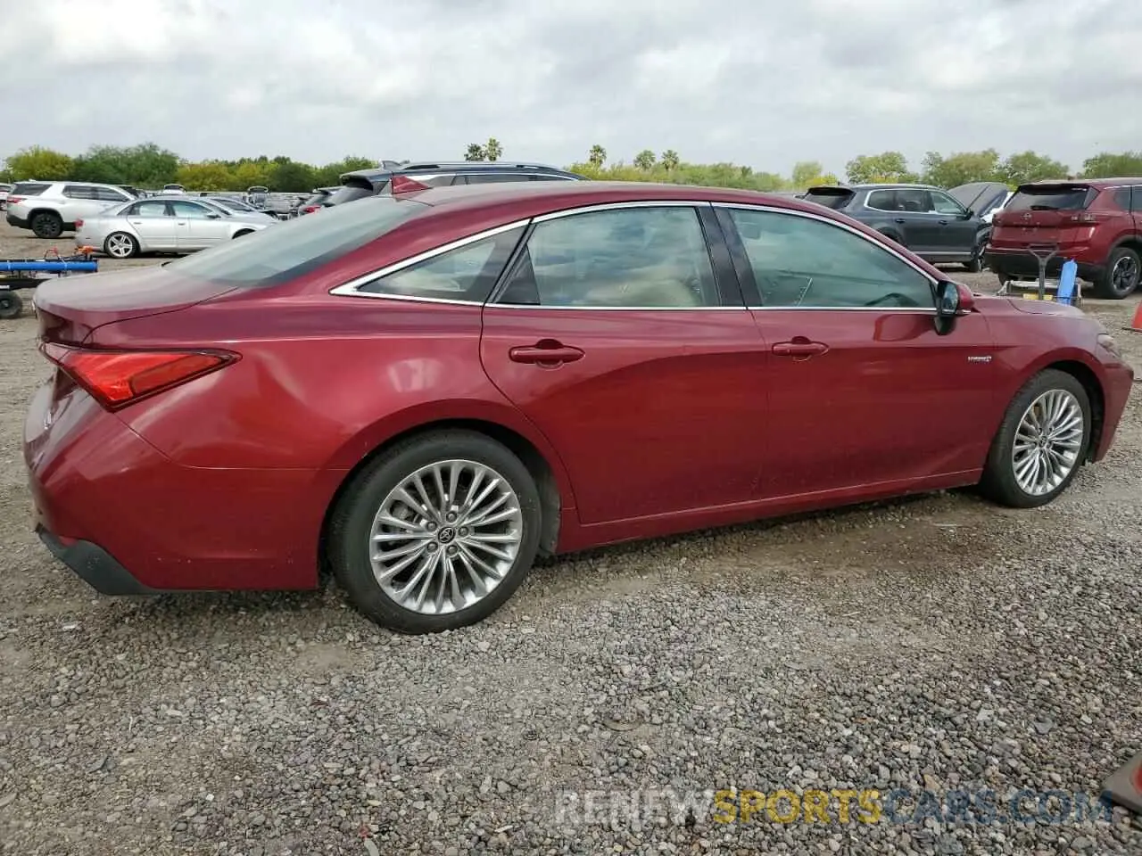 3 fotografías del automóvil dañado 4T1D21FB8LU019284 TOYOTA AVALON 2020