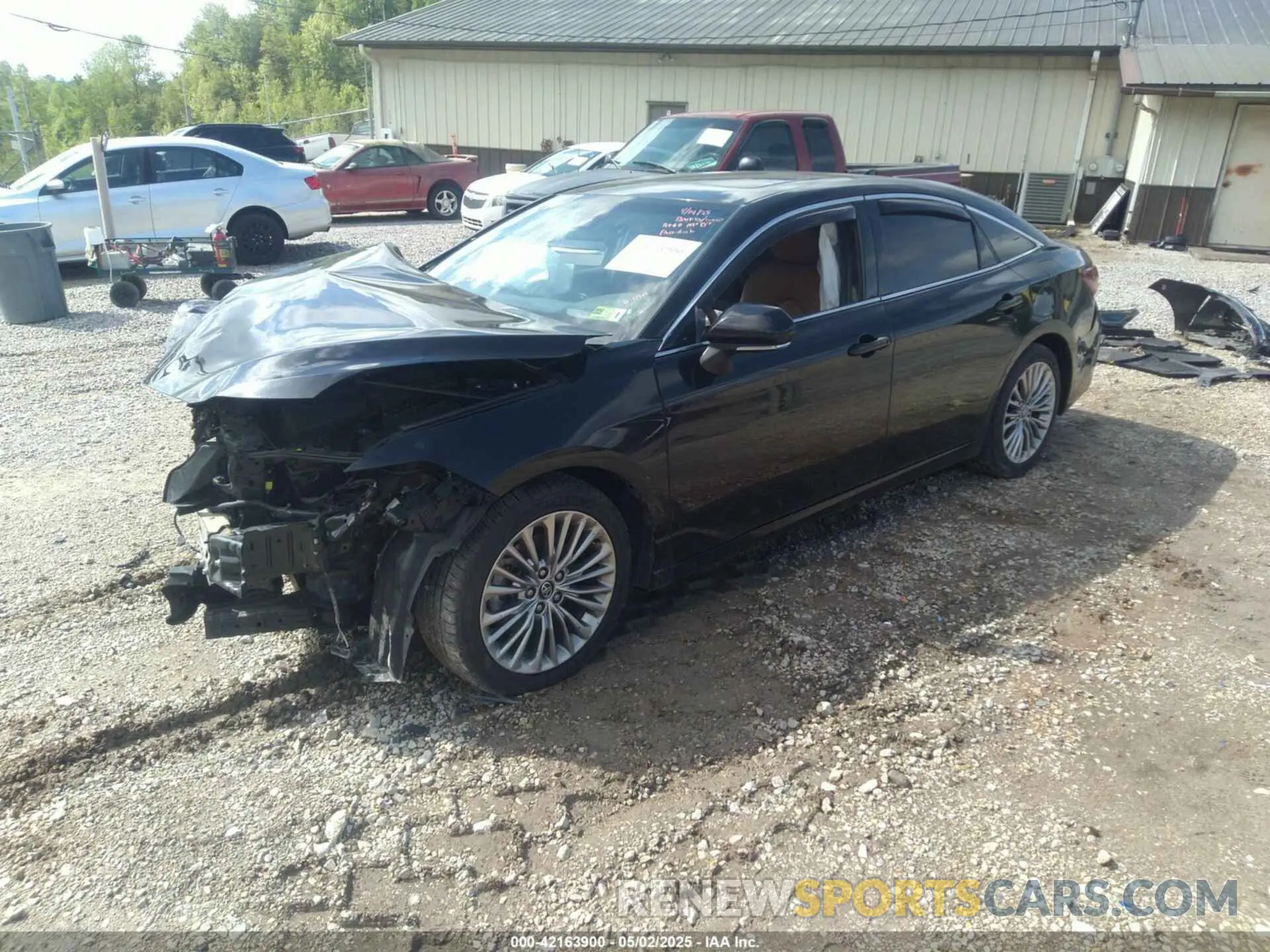 2 fotografías del automóvil dañado 4T1DZ1FB0LU041968 TOYOTA AVALON 2020