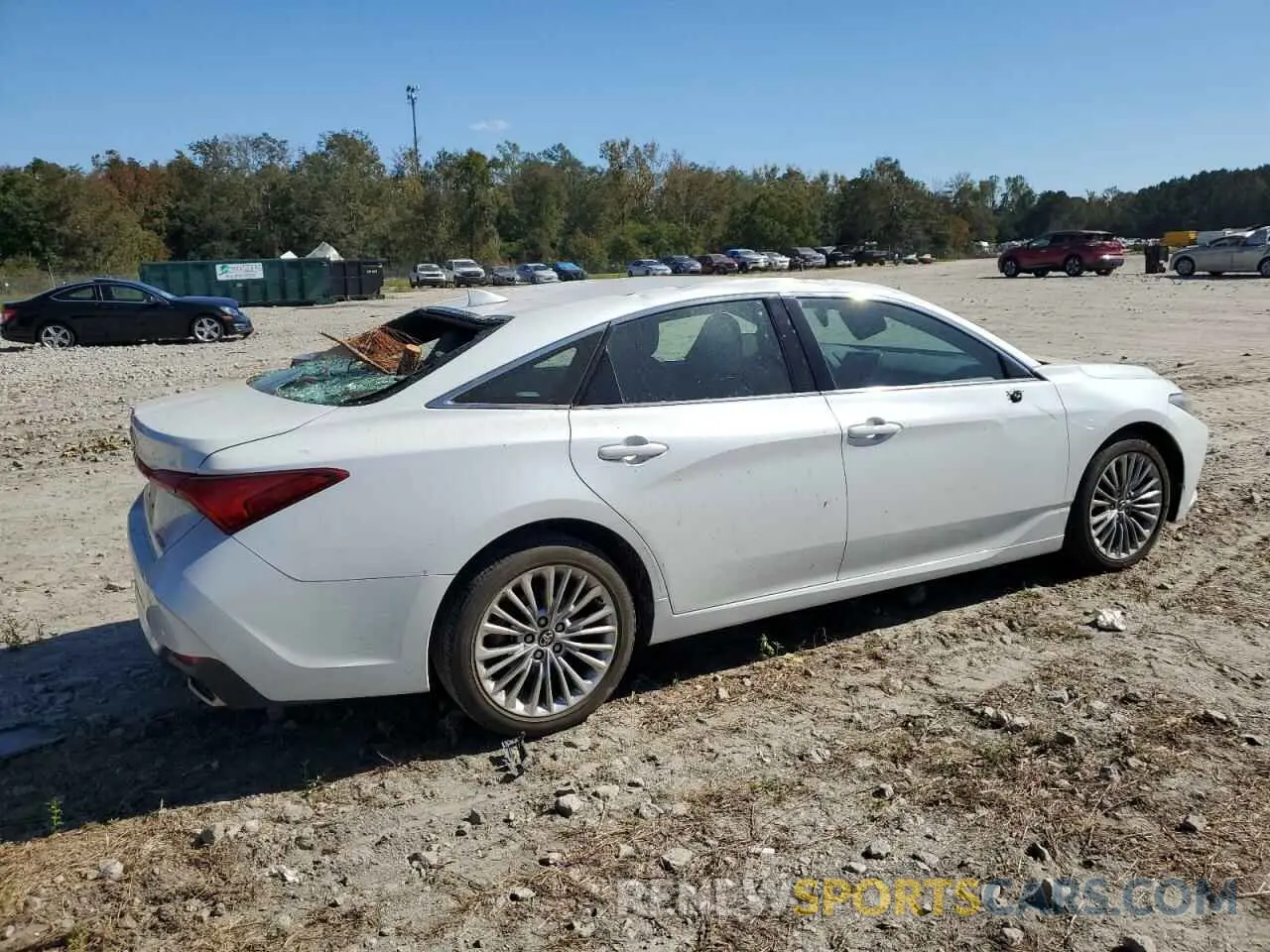 3 fotografías del automóvil dañado 4T1DZ1FB0LU042585 TOYOTA AVALON 2020