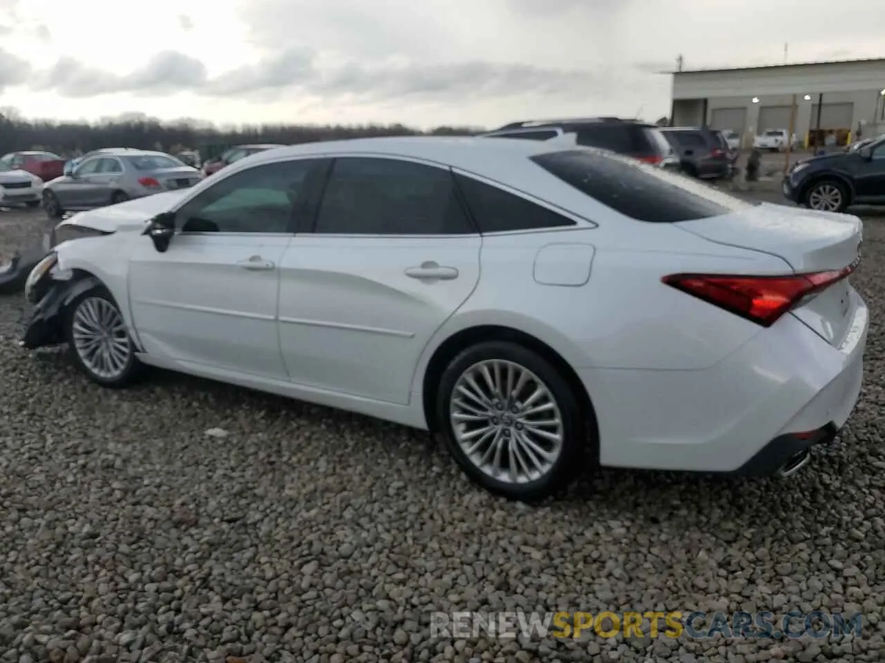 2 fotografías del automóvil dañado 4T1DZ1FB0LU052114 TOYOTA AVALON 2020