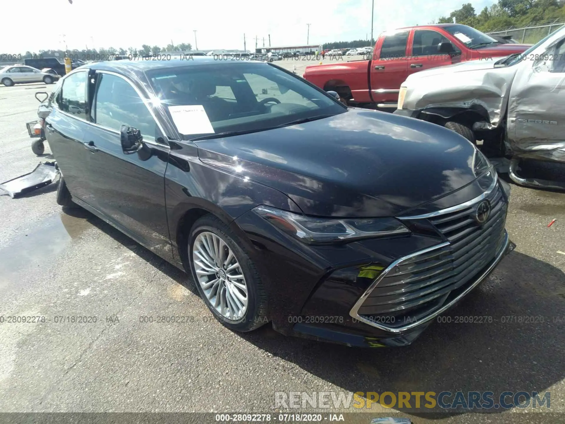 1 fotografías del automóvil dañado 4T1DZ1FB4LU043867 TOYOTA AVALON 2020