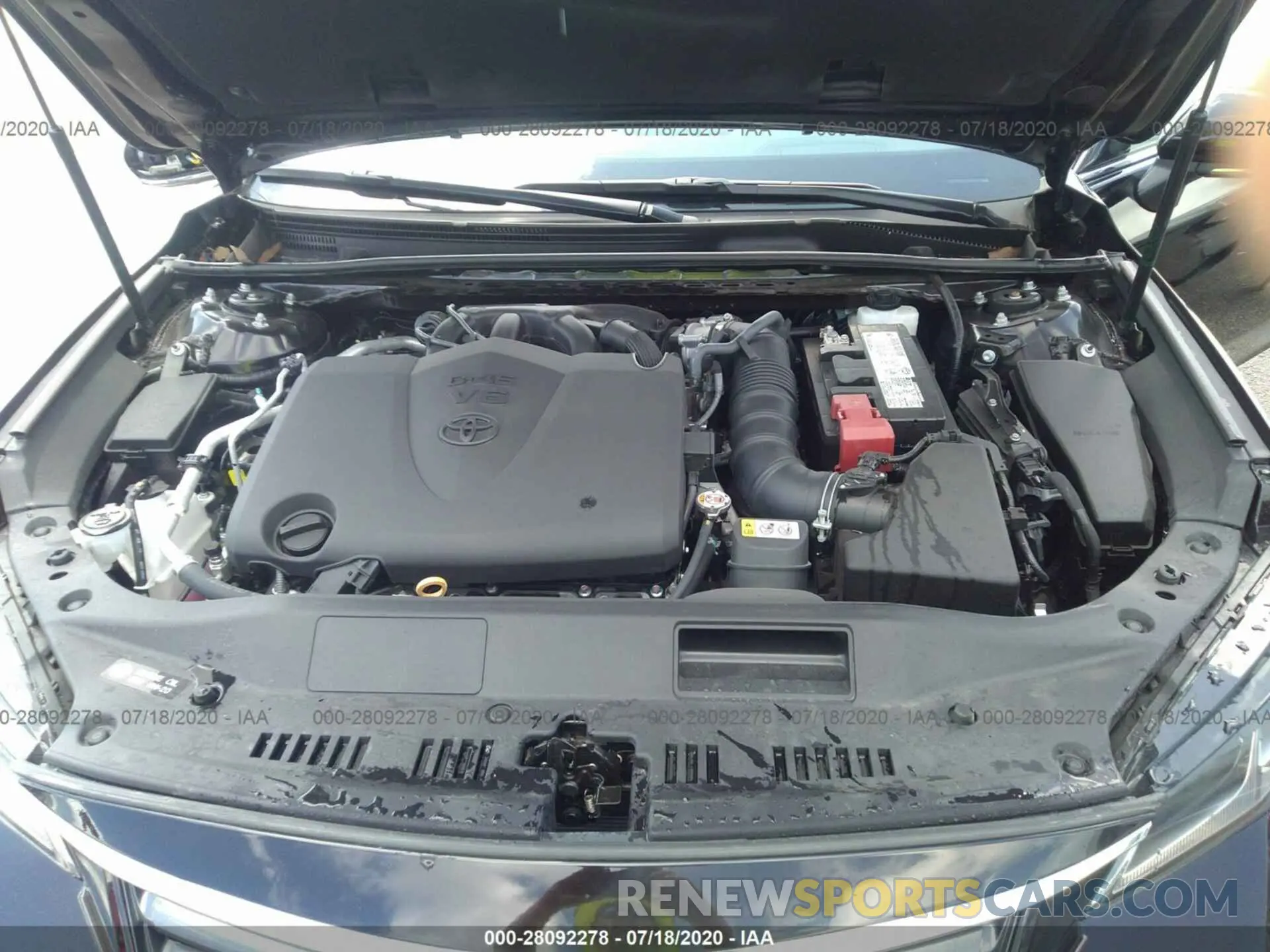 10 fotografías del automóvil dañado 4T1DZ1FB4LU043867 TOYOTA AVALON 2020