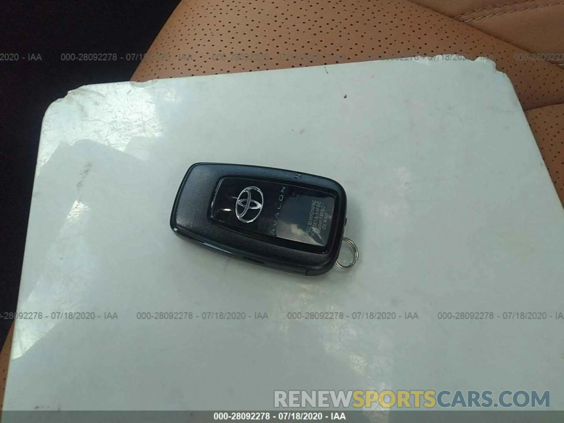 11 fotografías del automóvil dañado 4T1DZ1FB4LU043867 TOYOTA AVALON 2020