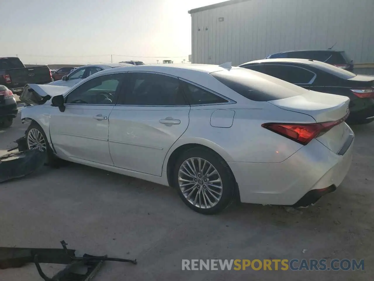 2 fotografías del automóvil dañado 4T1DZ1FB8LU044990 TOYOTA AVALON 2020
