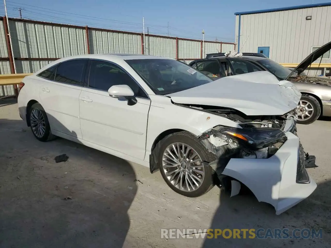4 fotografías del automóvil dañado 4T1DZ1FB8LU044990 TOYOTA AVALON 2020