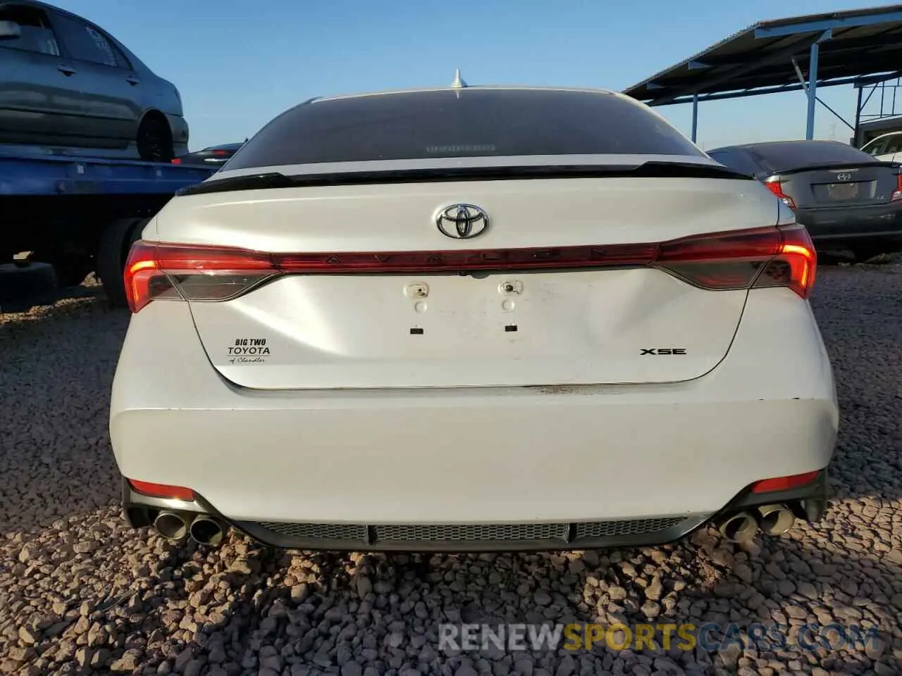 6 fotografías del automóvil dañado 4T1EZ1FB0LU041926 TOYOTA AVALON 2020