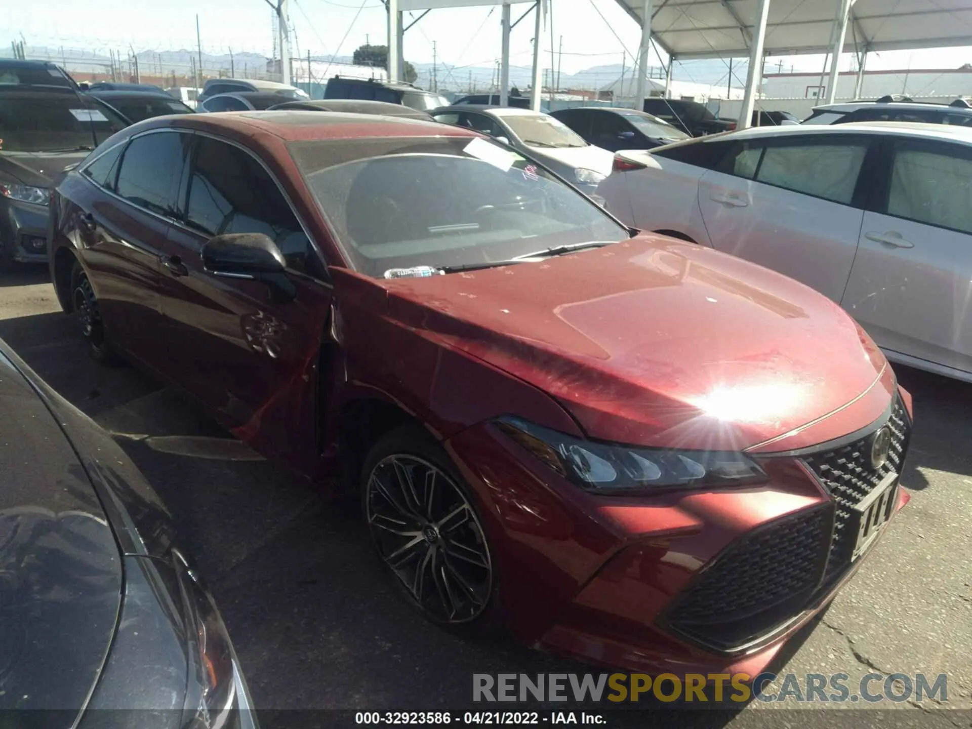 1 fotografías del automóvil dañado 4T1EZ1FB7LU042023 TOYOTA AVALON 2020