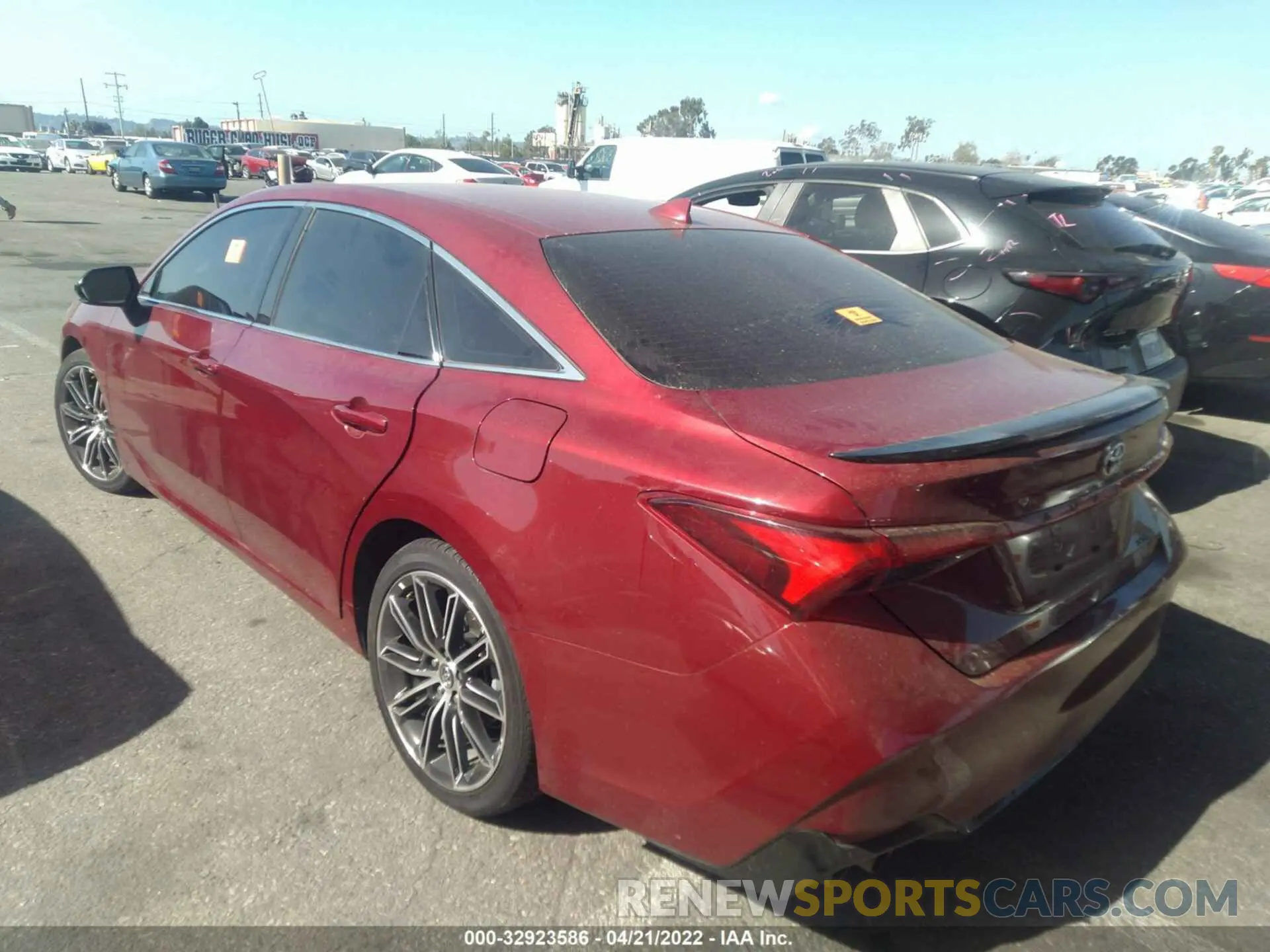 3 fotografías del automóvil dañado 4T1EZ1FB7LU042023 TOYOTA AVALON 2020