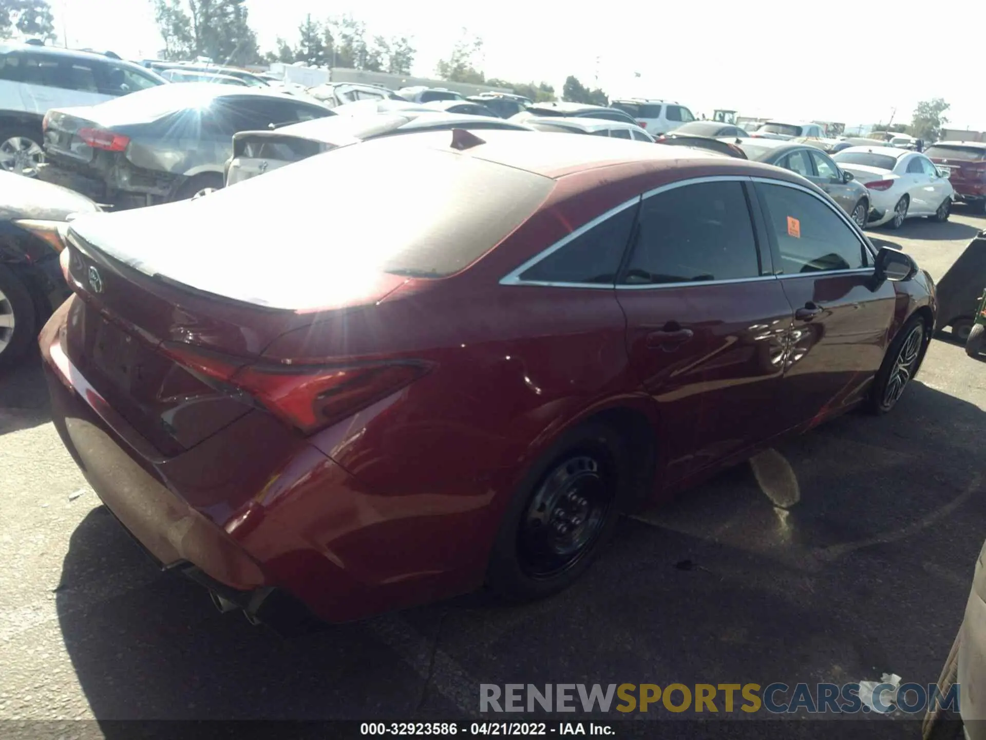 4 fotografías del automóvil dañado 4T1EZ1FB7LU042023 TOYOTA AVALON 2020