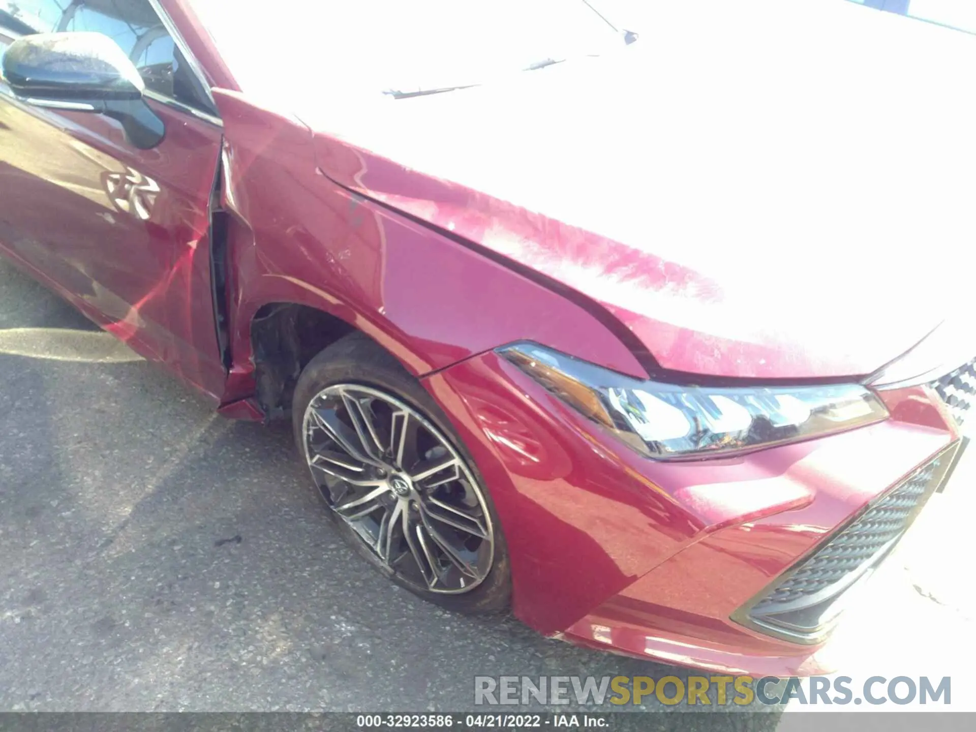 6 fotografías del automóvil dañado 4T1EZ1FB7LU042023 TOYOTA AVALON 2020