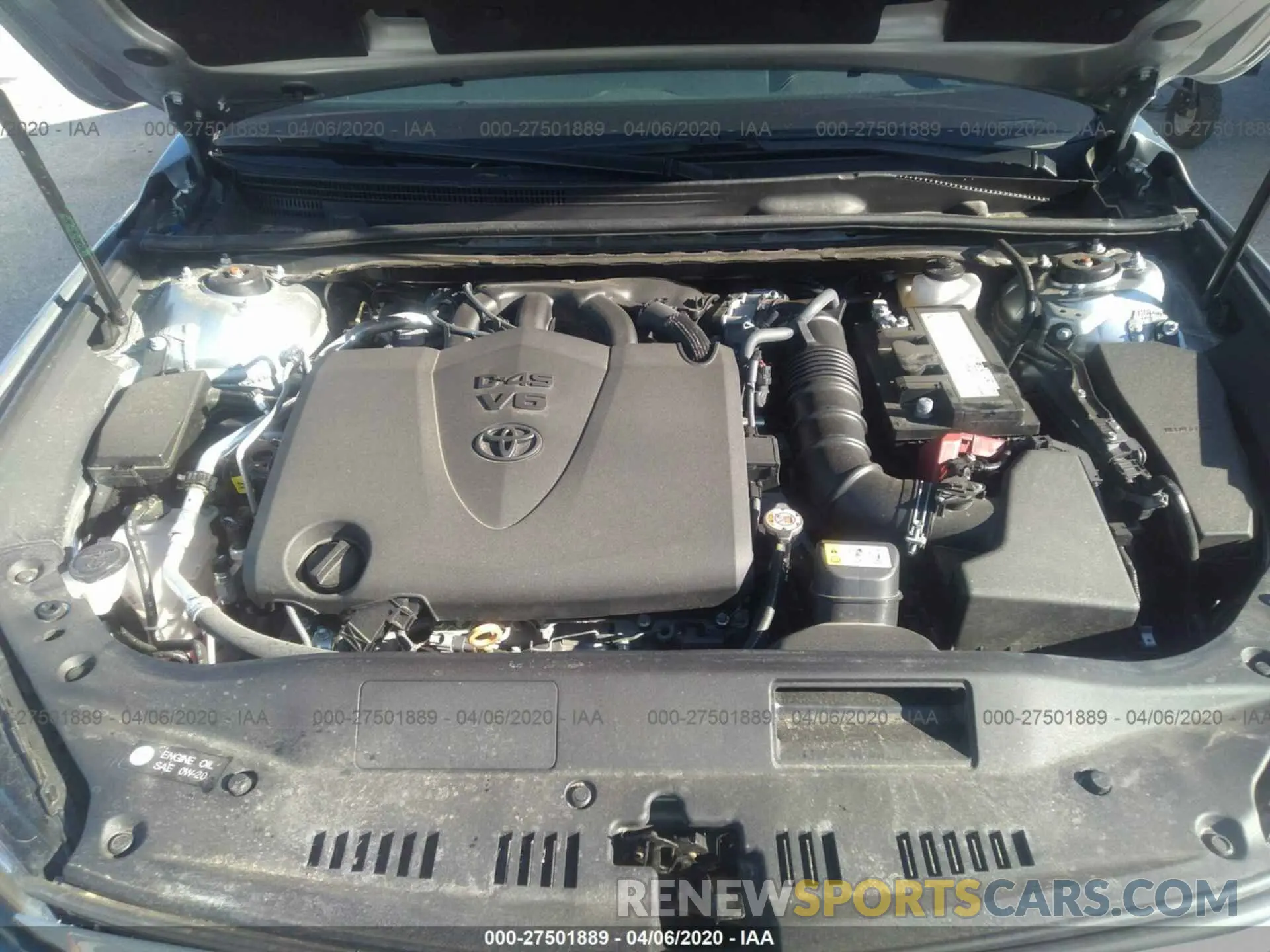 10 fotografías del automóvil dañado 4T1FZ1FB7LU042415 TOYOTA AVALON 2020