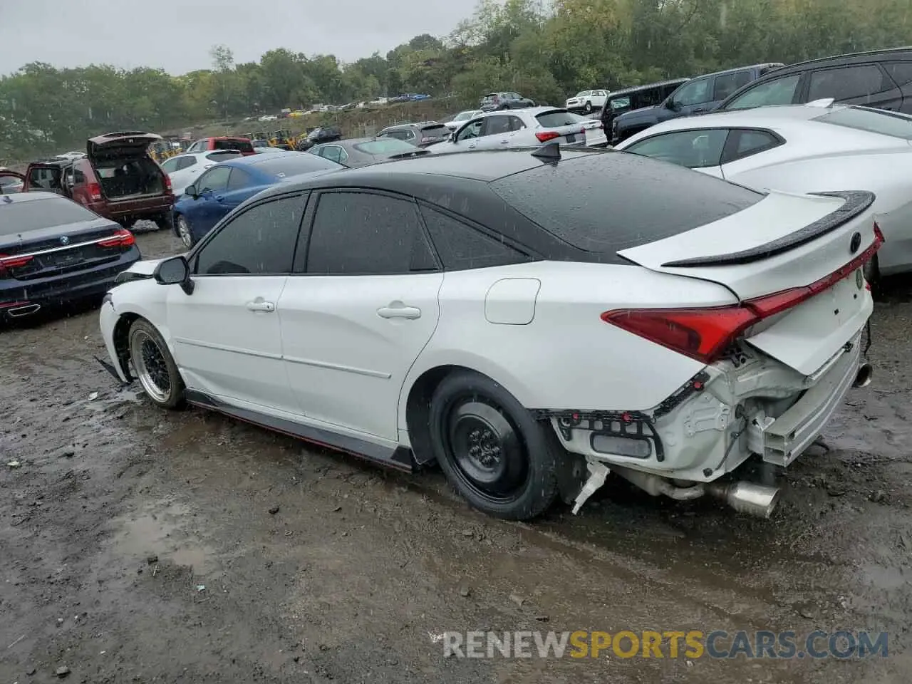 2 fotografías del automóvil dañado 4T1FZ1FB7LU044262 TOYOTA AVALON 2020