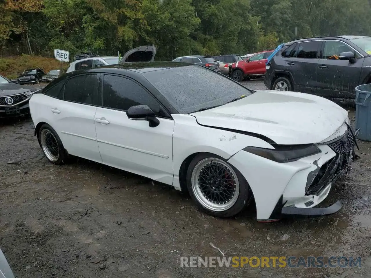 4 fotografías del automóvil dañado 4T1FZ1FB7LU044262 TOYOTA AVALON 2020