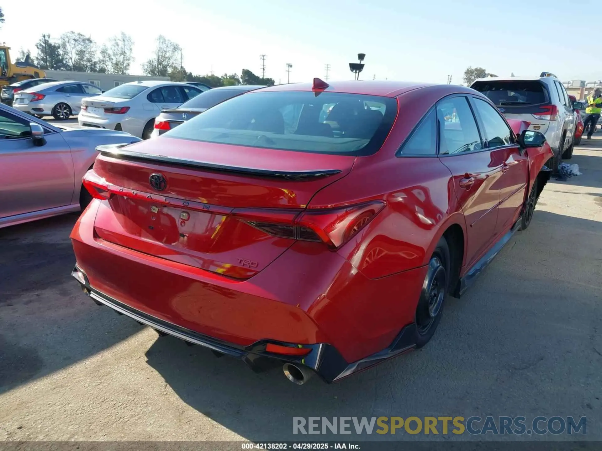 4 fotografías del automóvil dañado 4T1FZ1FB9LU052427 TOYOTA AVALON 2020