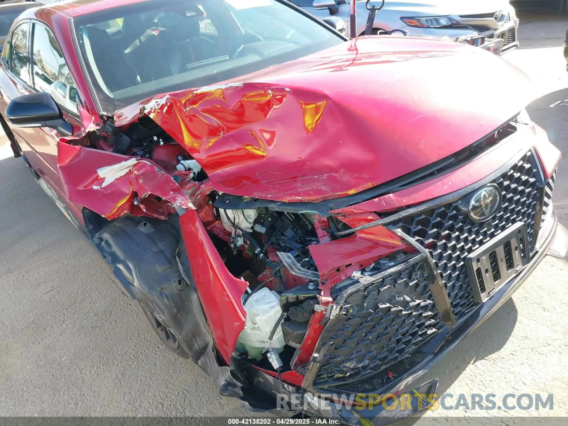 6 fotografías del automóvil dañado 4T1FZ1FB9LU052427 TOYOTA AVALON 2020