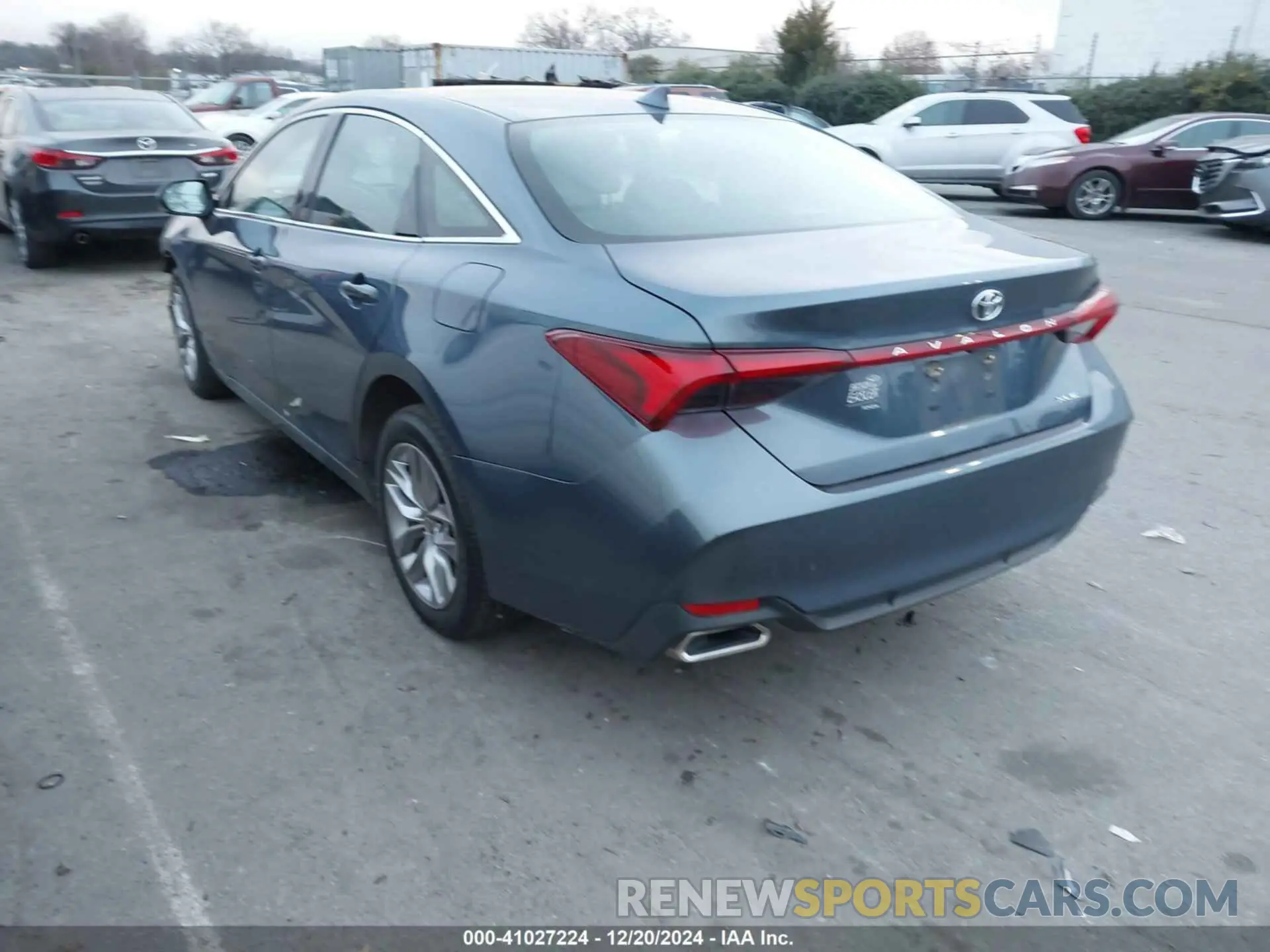 3 fotografías del automóvil dañado 4T1AZ1FB4MU059653 TOYOTA AVALON 2021