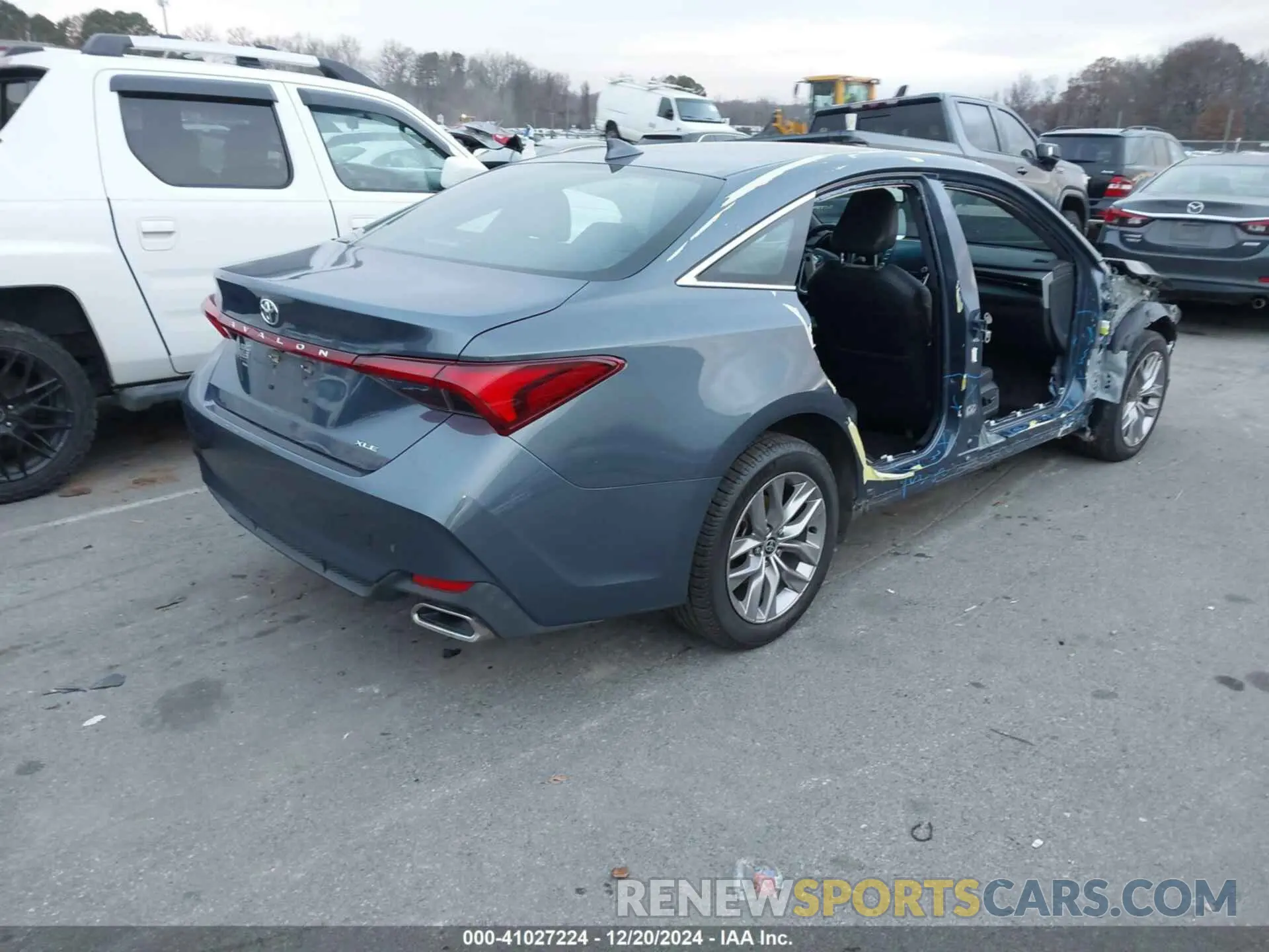 4 fotografías del automóvil dañado 4T1AZ1FB4MU059653 TOYOTA AVALON 2021