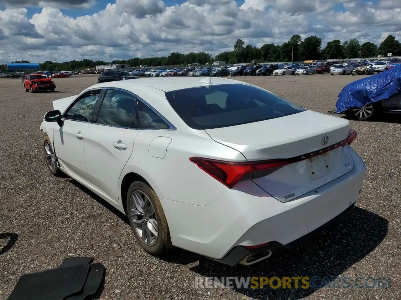 3 fotografías del automóvil dañado 4T1AZ1FB5MU059435 TOYOTA AVALON 2021