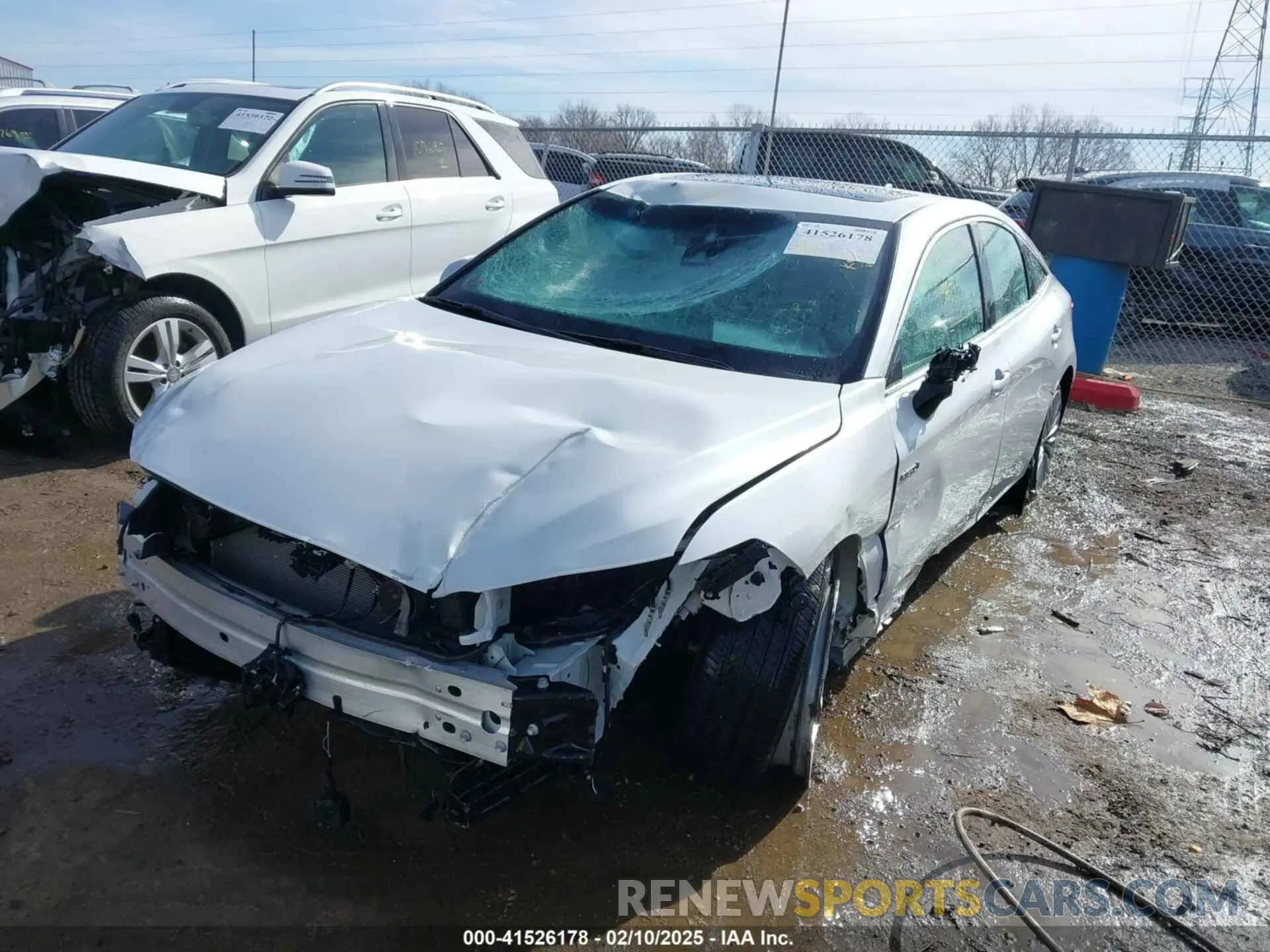 2 fotografías del automóvil dañado 4T1CA1AB5MU007830 TOYOTA AVALON 2021