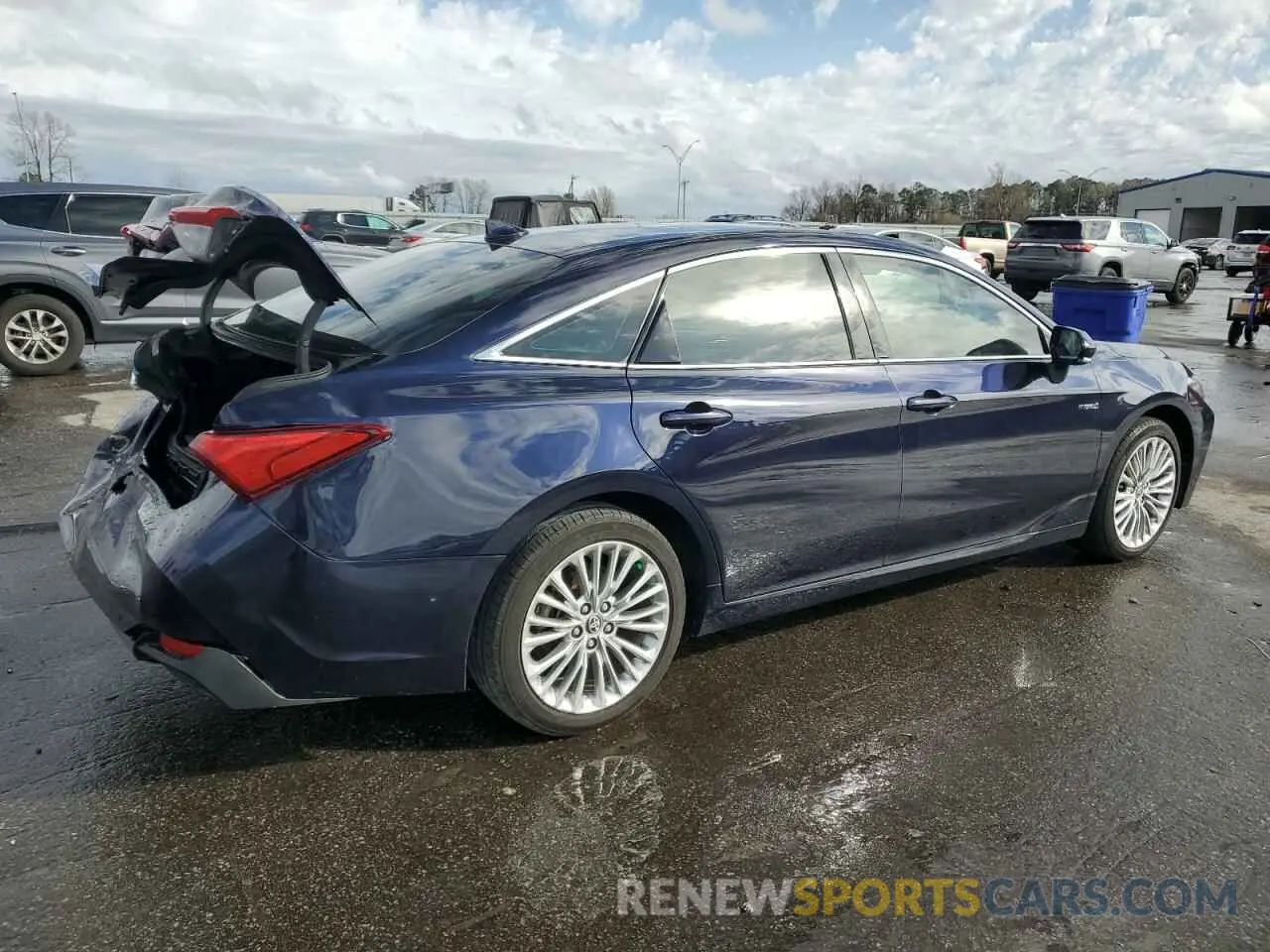 3 fotografías del automóvil dañado 4T1DA1AB0MU001356 TOYOTA AVALON 2021