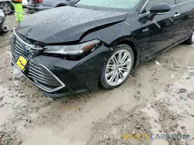 10 fotografías del automóvil dañado 4T1DA1AB0MU009537 TOYOTA AVALON 2021