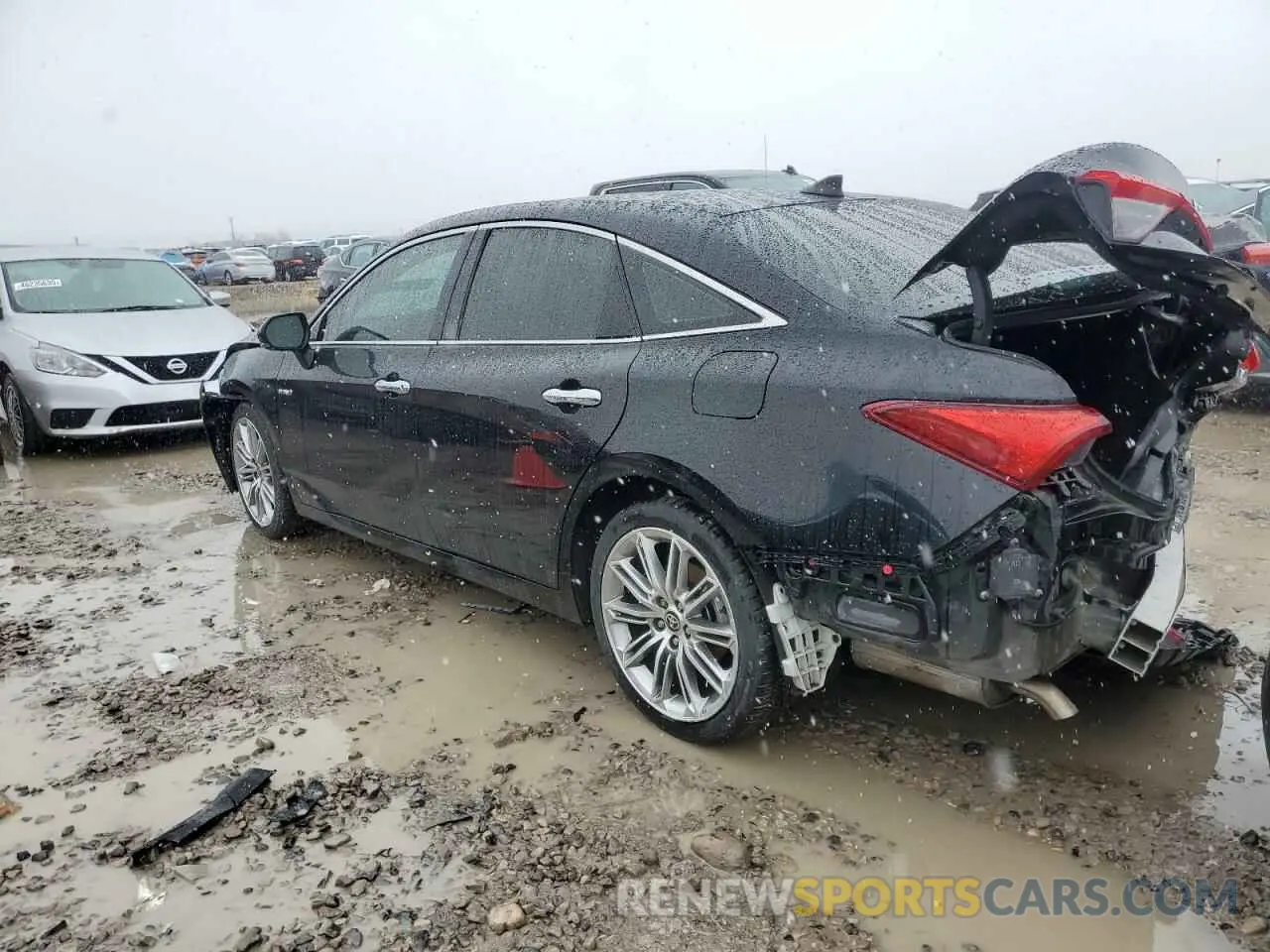 2 fotografías del automóvil dañado 4T1DA1AB0MU009537 TOYOTA AVALON 2021
