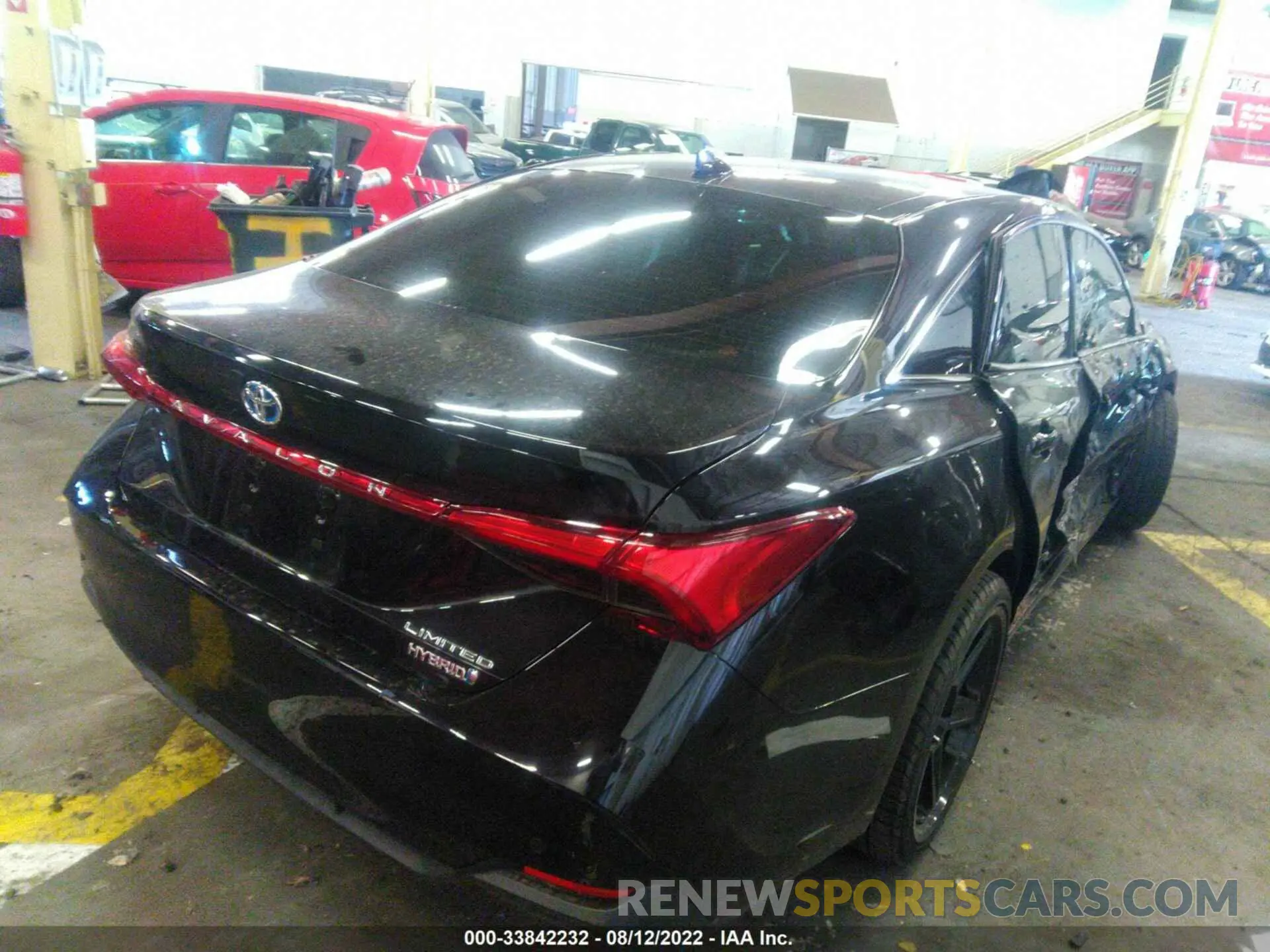 4 fotografías del automóvil dañado 4T1DA1AB1MU009448 TOYOTA AVALON 2021