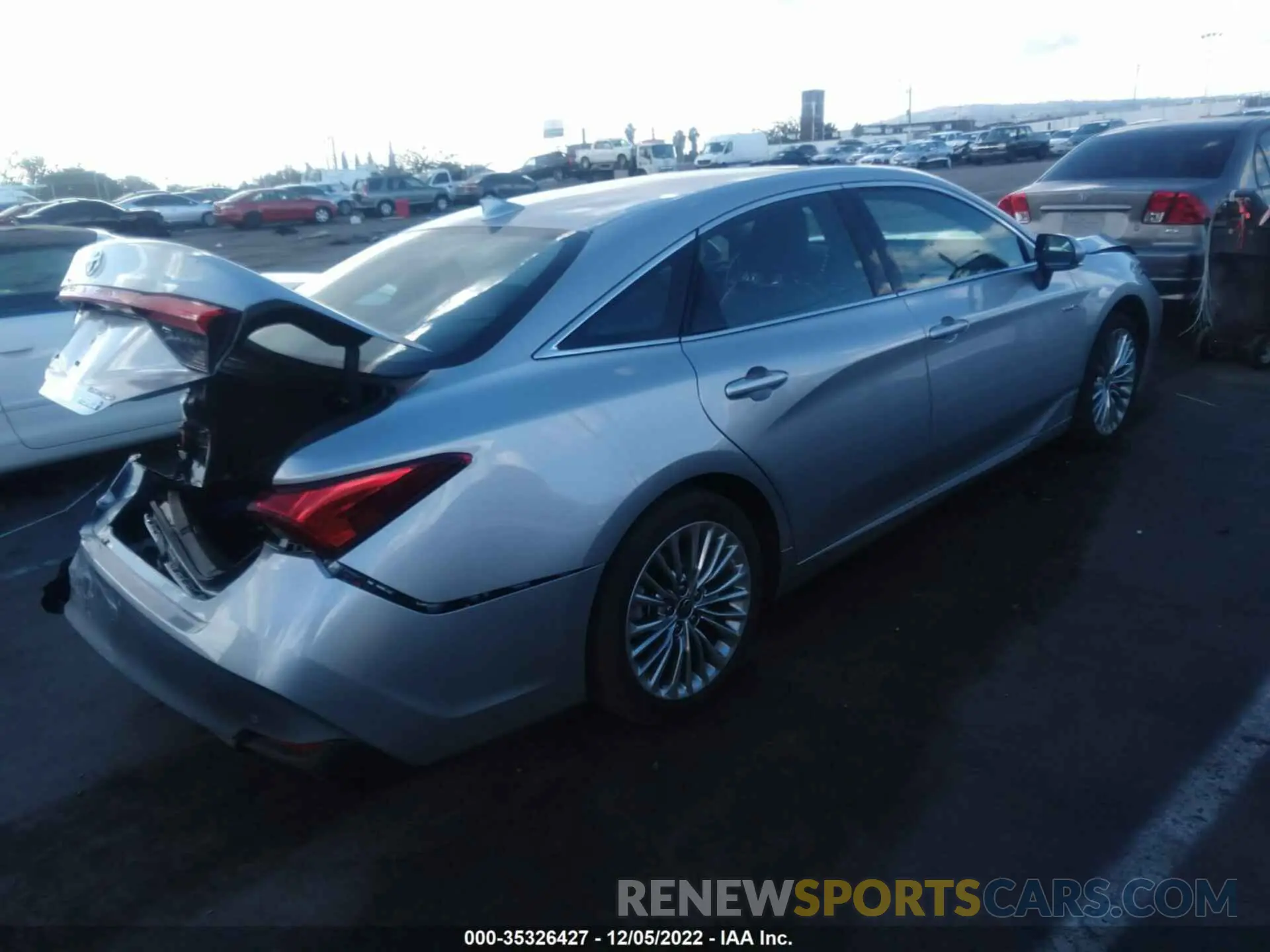 4 fotografías del automóvil dañado 4T1DA1AB5MU009100 TOYOTA AVALON 2021