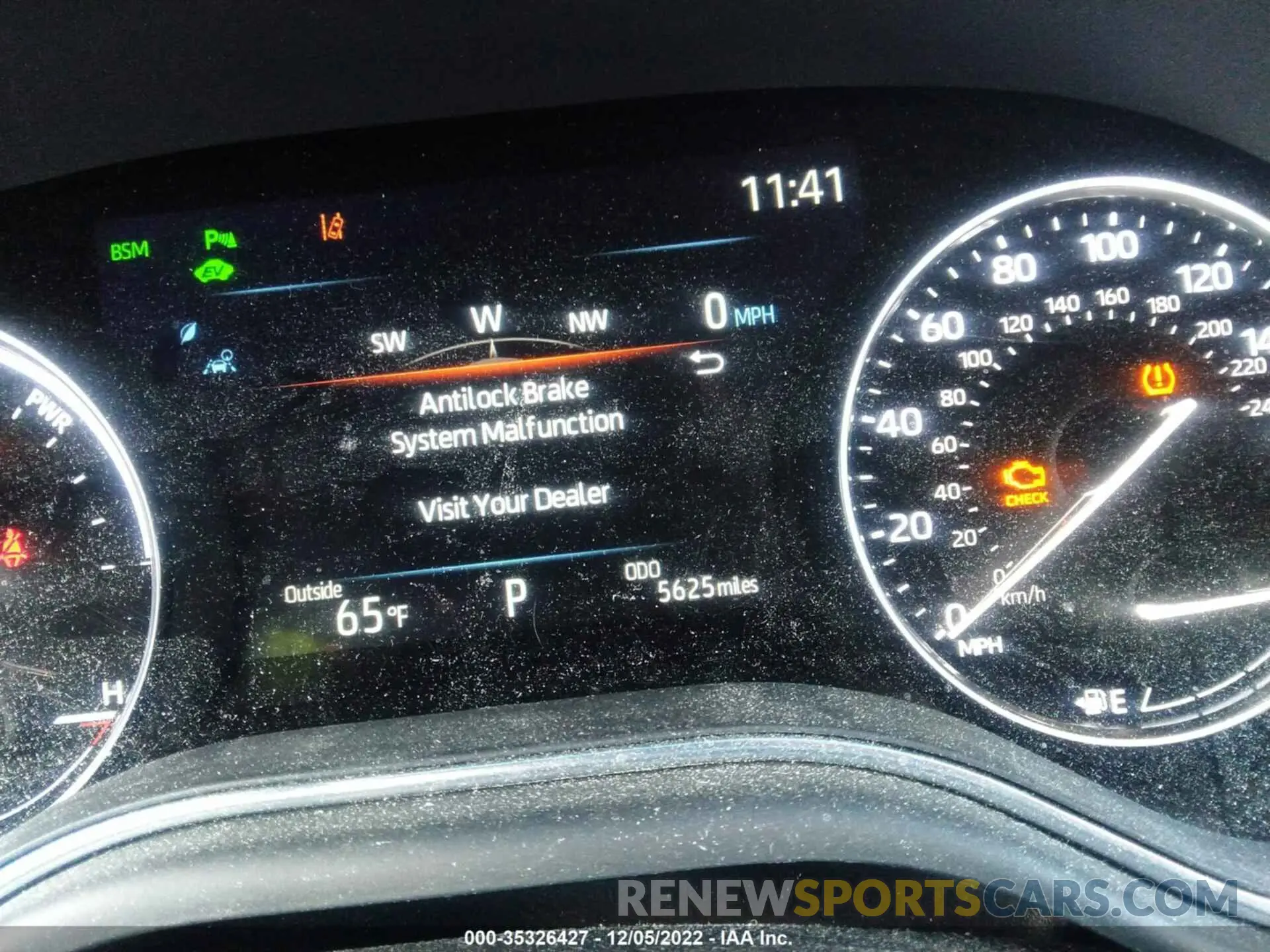 7 fotografías del automóvil dañado 4T1DA1AB5MU009100 TOYOTA AVALON 2021